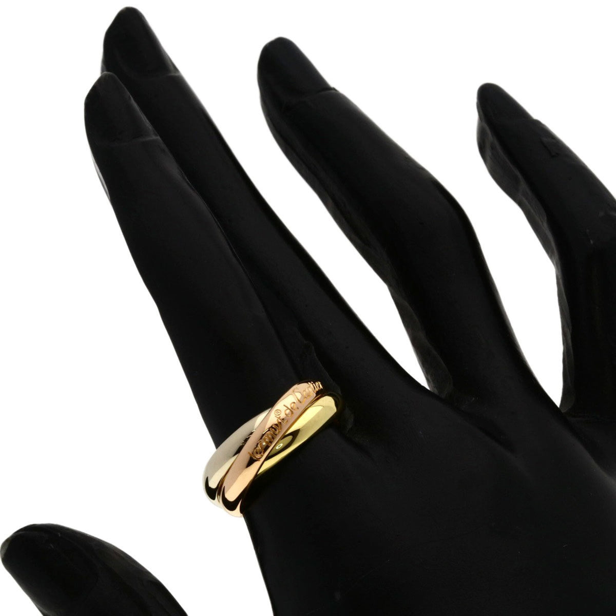 Cartier Trinity Yellow Gold (18K) Pink Gold (18K) White Gold (18K) Band Ring (Pre-Owned)