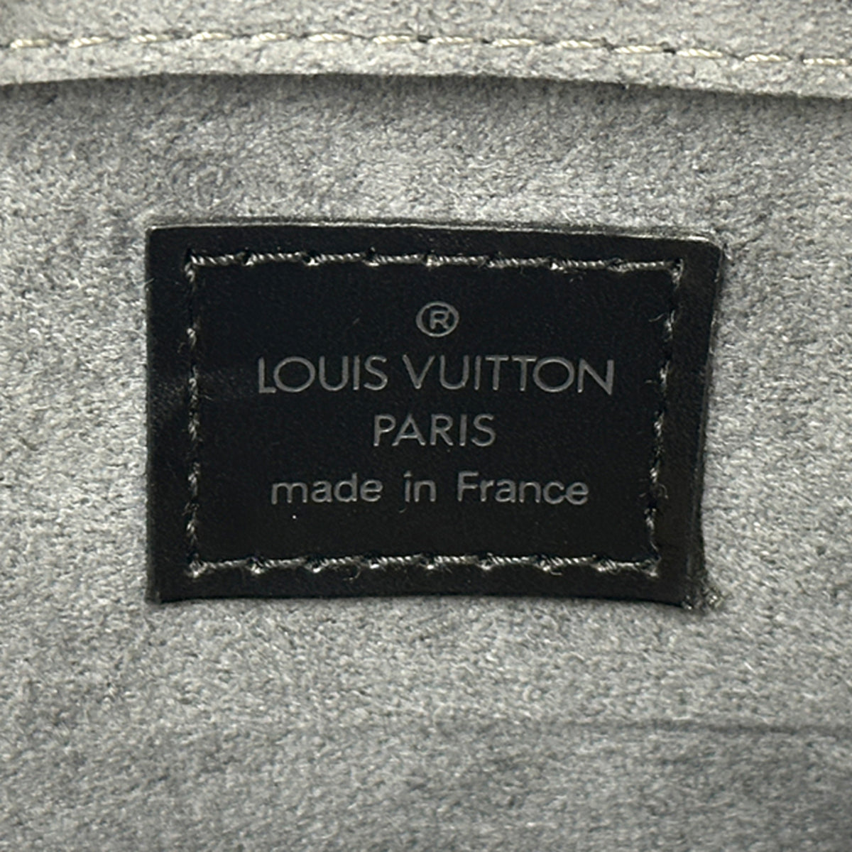 Louis Vuitton Black Noir Epi Leather Handbag (Pre-Owned)