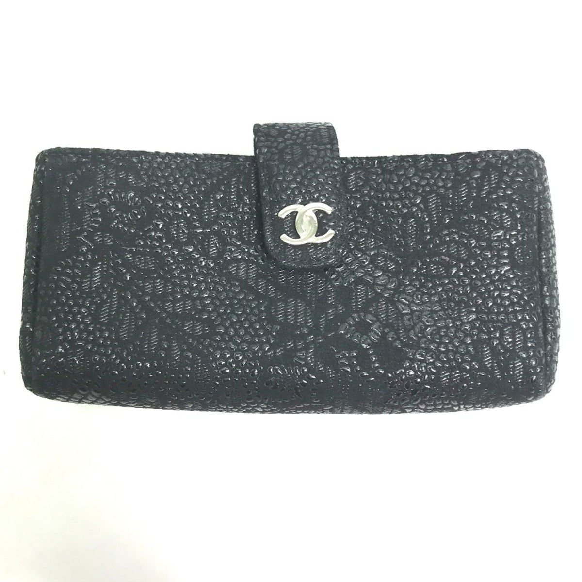 Chanel Black Leather Pouch (Pre-Owned)
