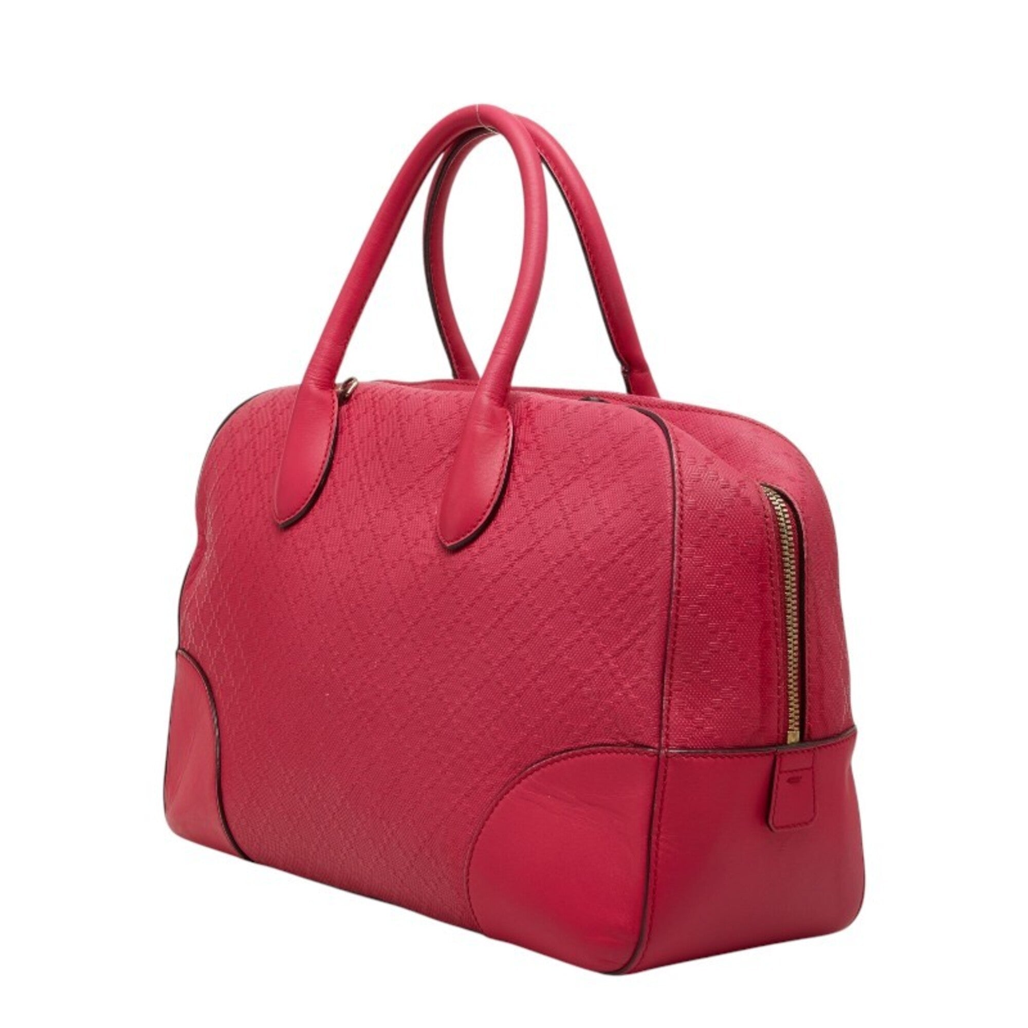 Gucci Pink Leather Handbag Shoulder Bag (Pre-Owned)