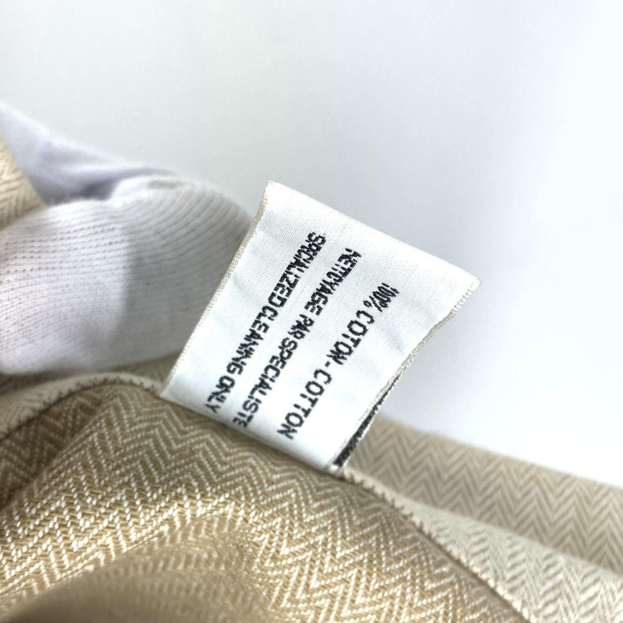 Hermes Natural White Cotton Shoulder Bag (Pre-Owned)