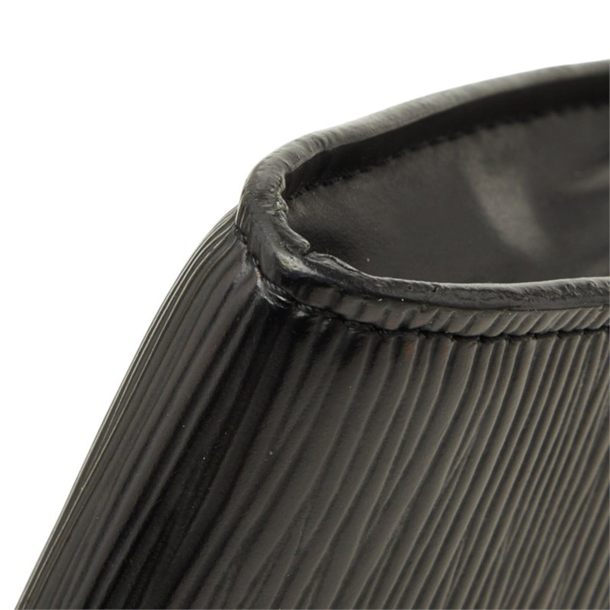 Louis Vuitton Black Noir Leather Handbag Pouch (Pre-Owned)