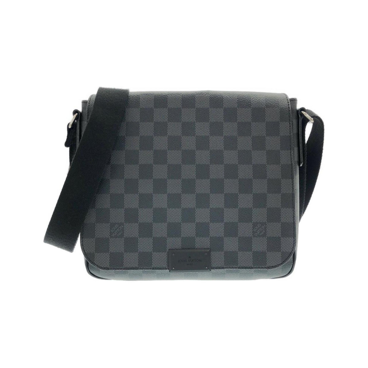 Louis Vuitton Damier Graphite Graphite Coated Canvas Shoulder Bag (Pre-Owned)