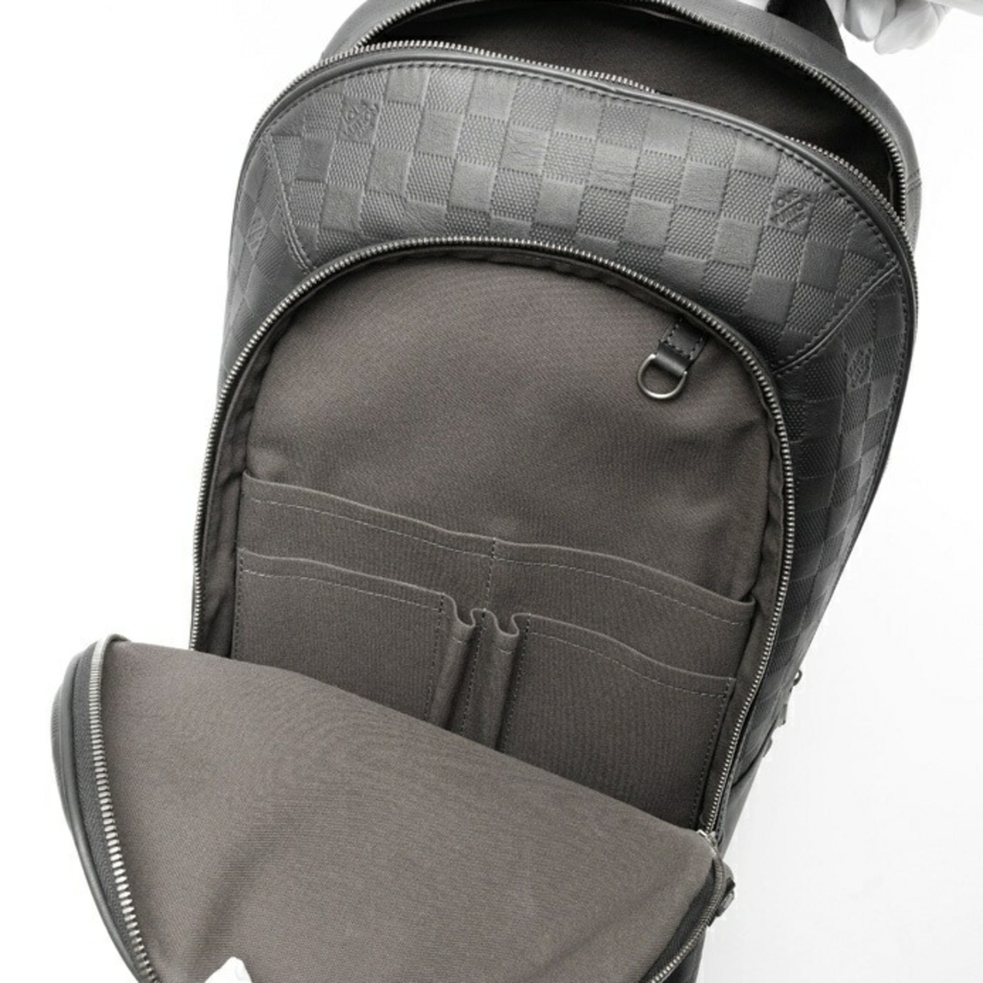 Louis Vuitton Black Damier Infini Leather Backpack (Pre-Owned)