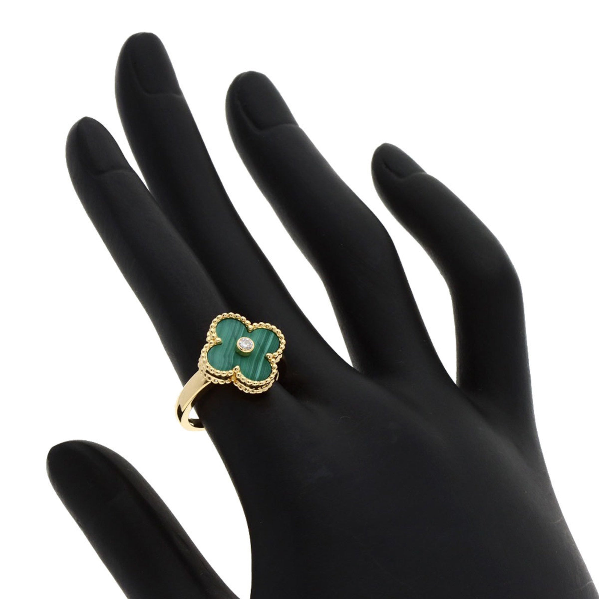 Van Cleef & Arpels Alhambra Yellow Band Ring (Pre-Owned)