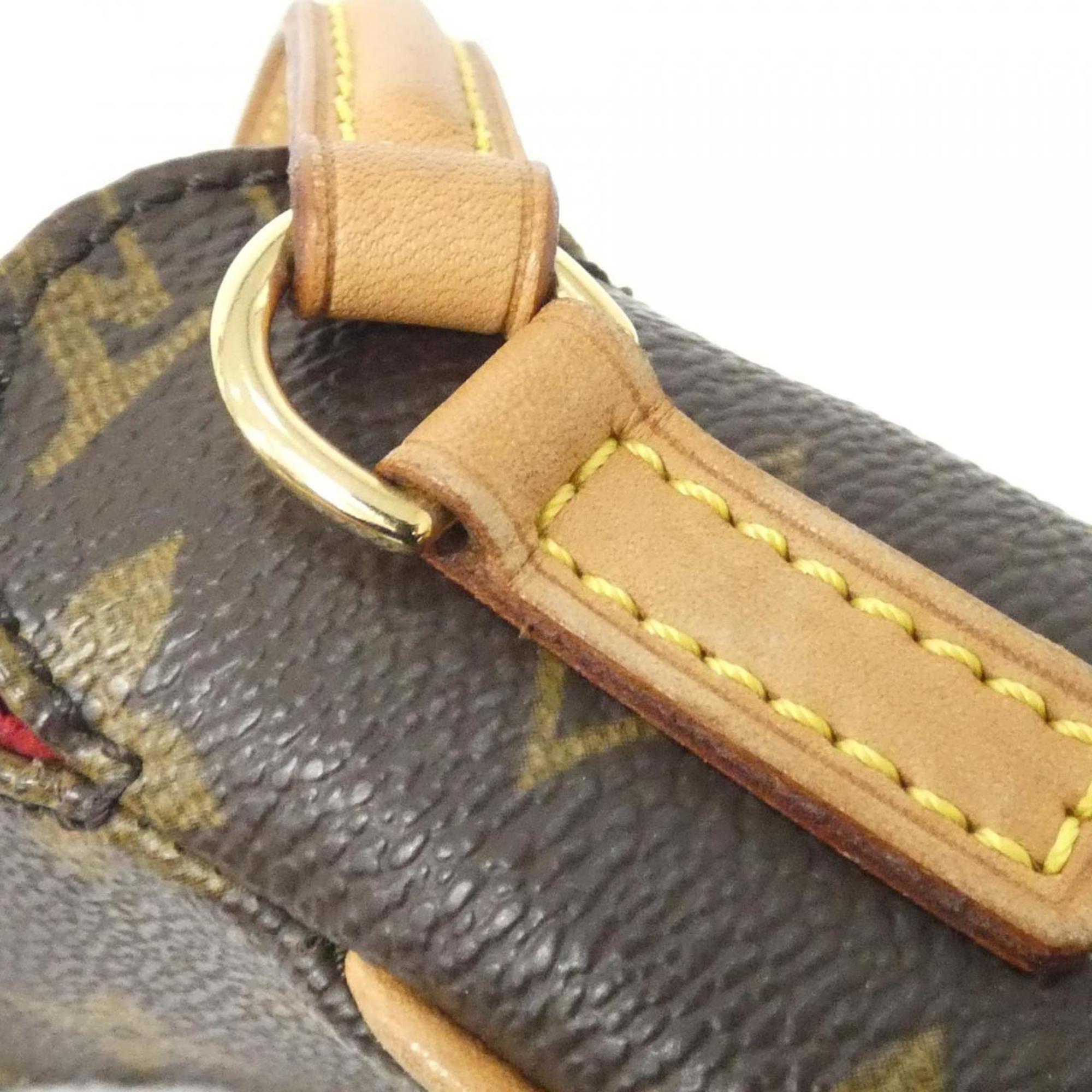 Louis Vuitton Monogram Marron Coated Canvas Handbag (Pre-Owned)