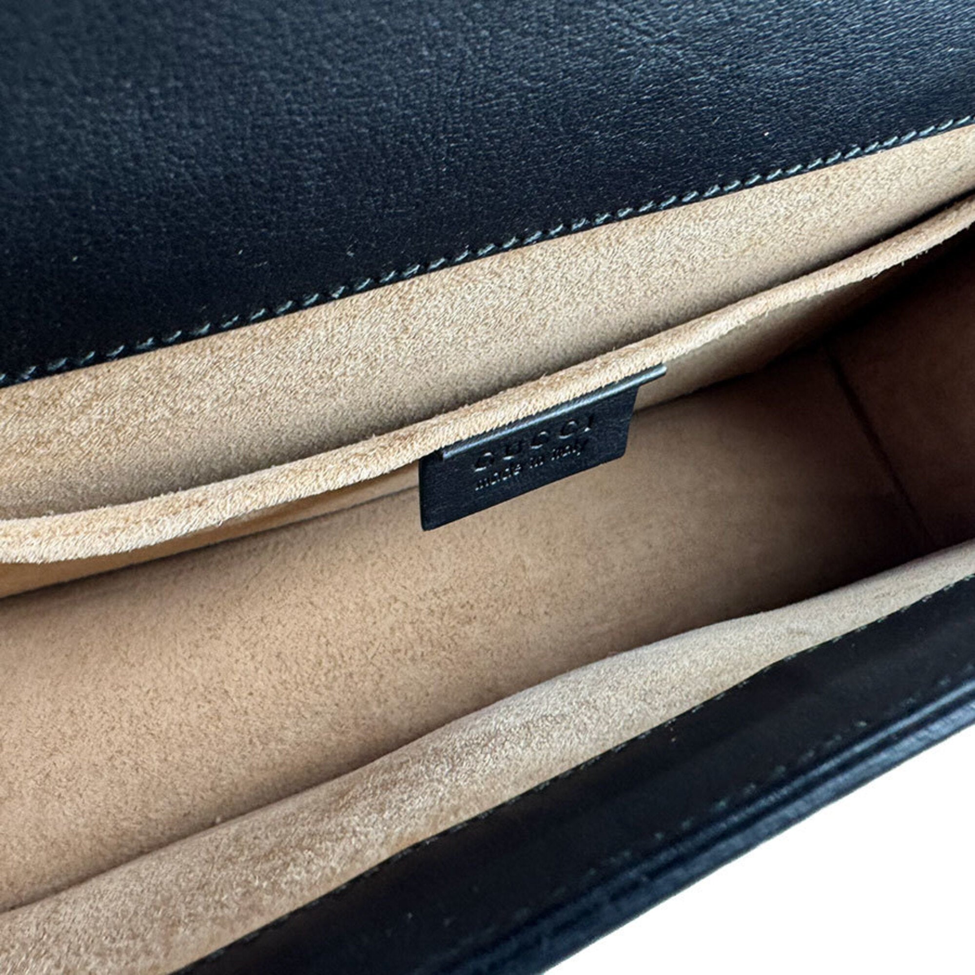 Gucci Black Leather Shoulder Bag (Pre-Owned)