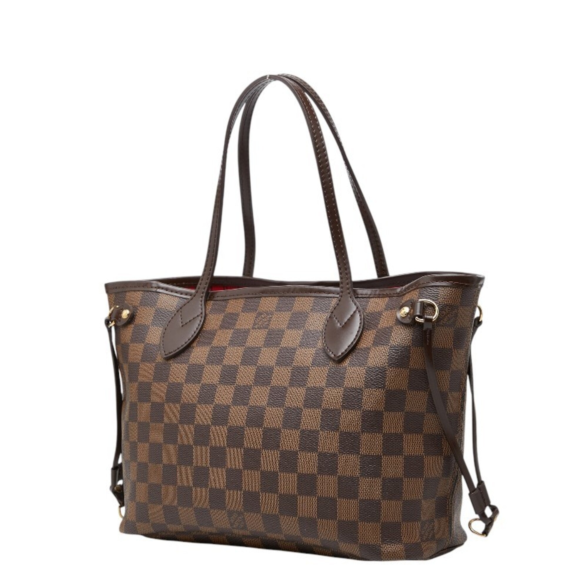 Louis Vuitton Brown Ebene Pvc Leather Handbag Tote Bag (Pre-Owned)