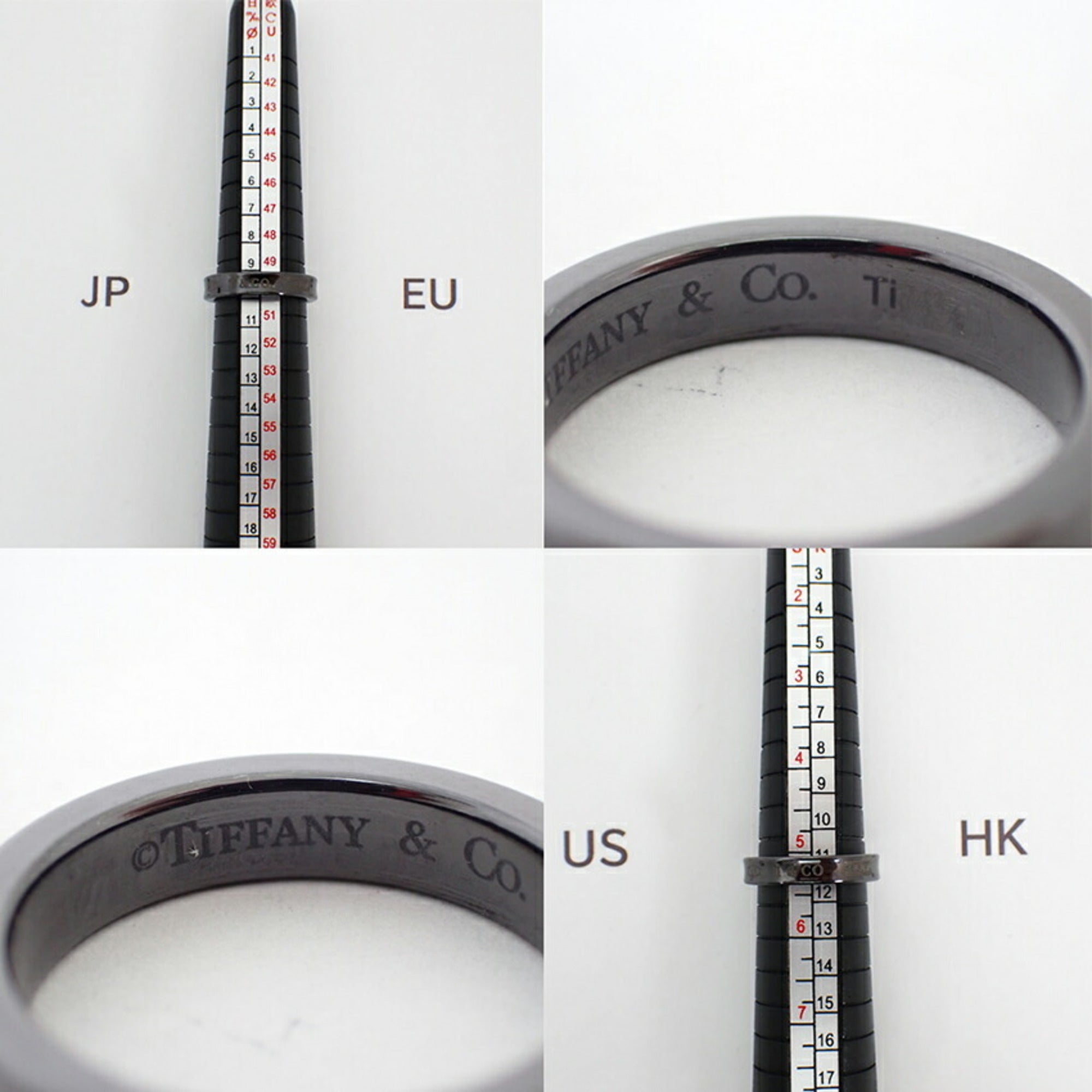 Tiffany Sterling Silver 925 Band Ring (Pre-Owned)