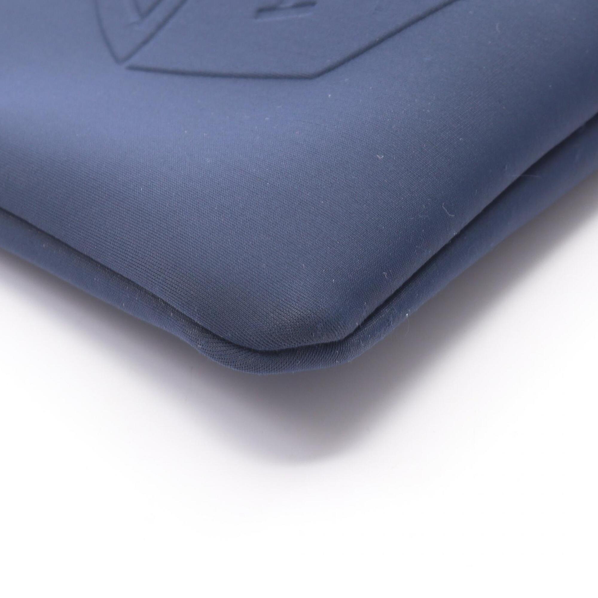 Hermes Navy Nylon Handbag Pouch (Pre-Owned)