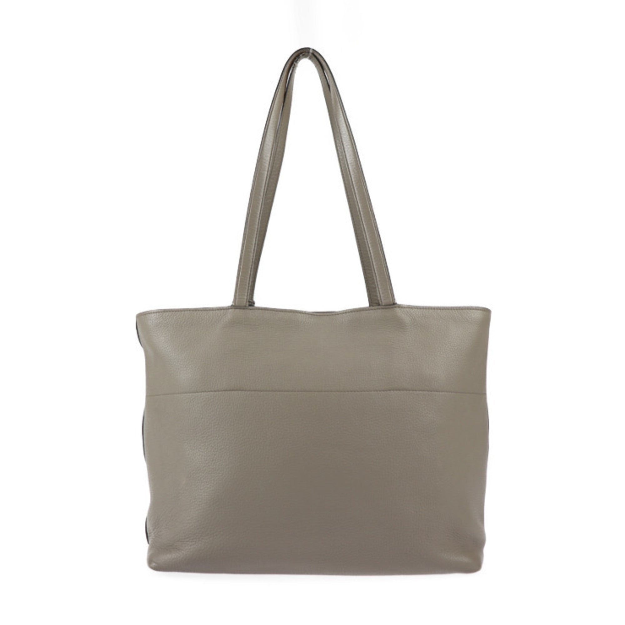 Prada Gray Handbag Shoulder Bag Tote Bag (Pre-Owned)