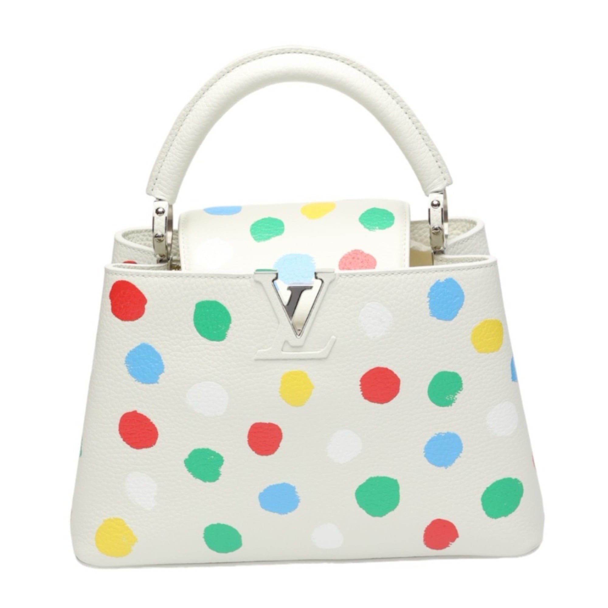 Louis Vuitton White Handbag Shoulder Bag (Pre-Owned)