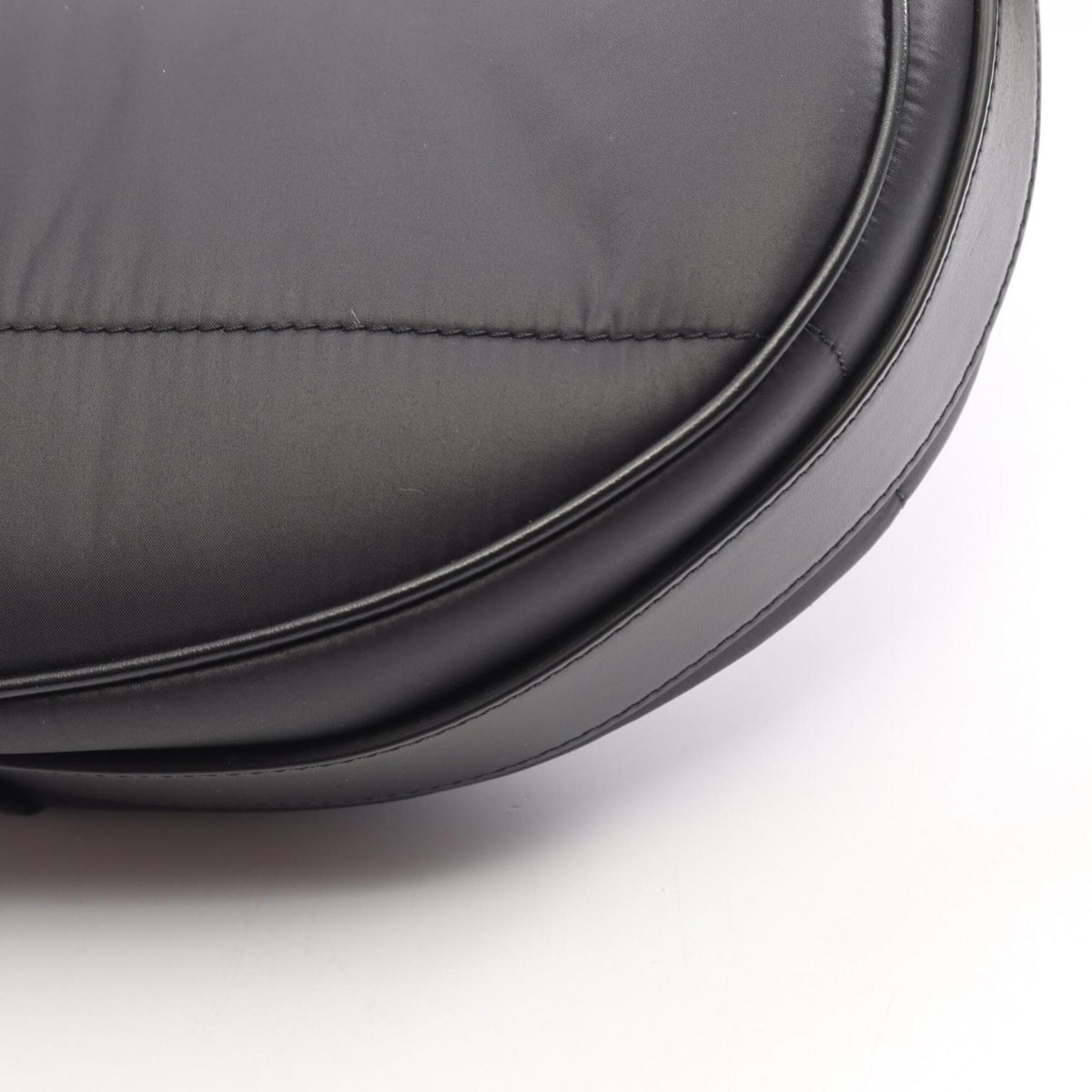 Celine Black Nylon Leather Handbag Shoulder Bag (Pre-Owned)