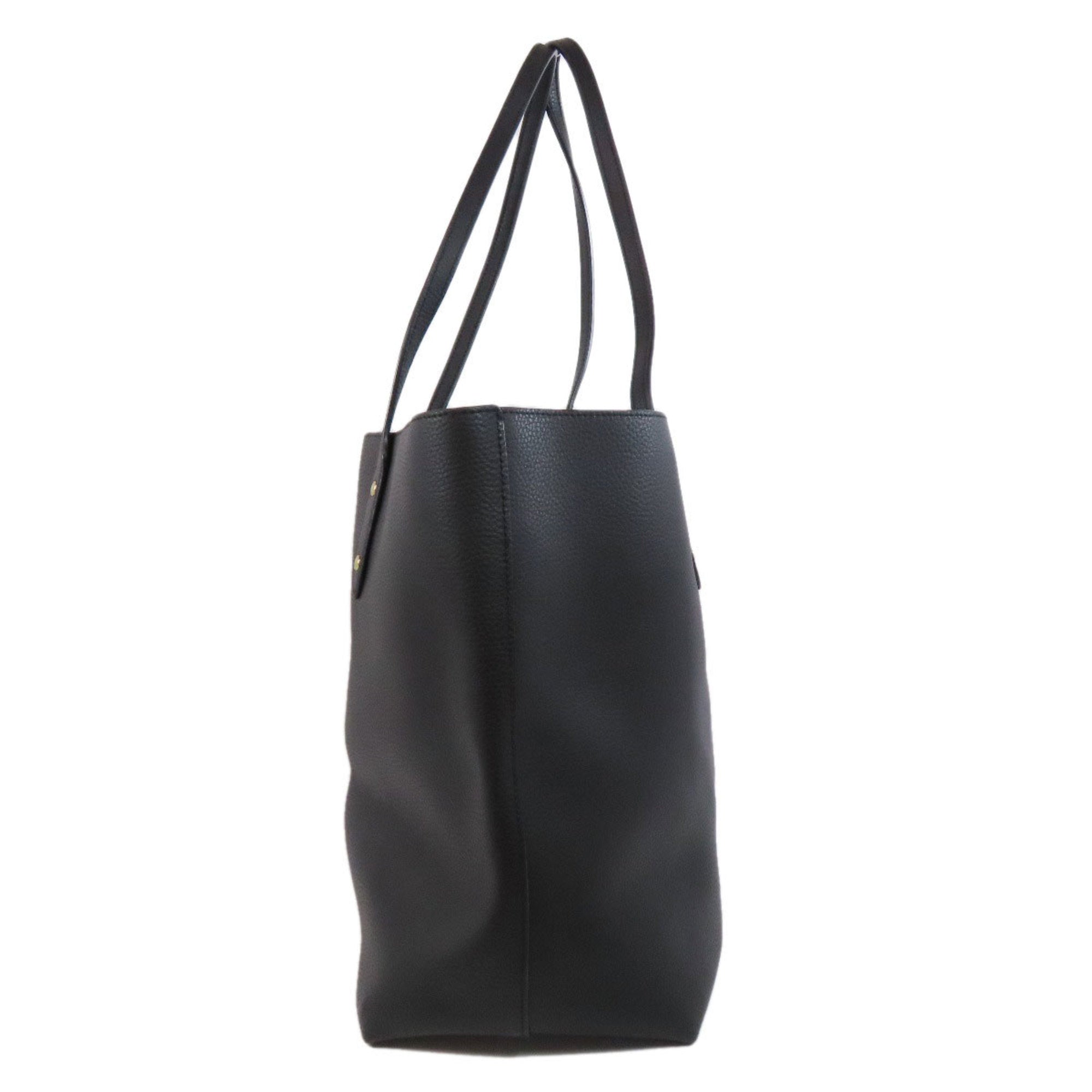 Coach Black Leather Tote Bag (Pre-Owned)