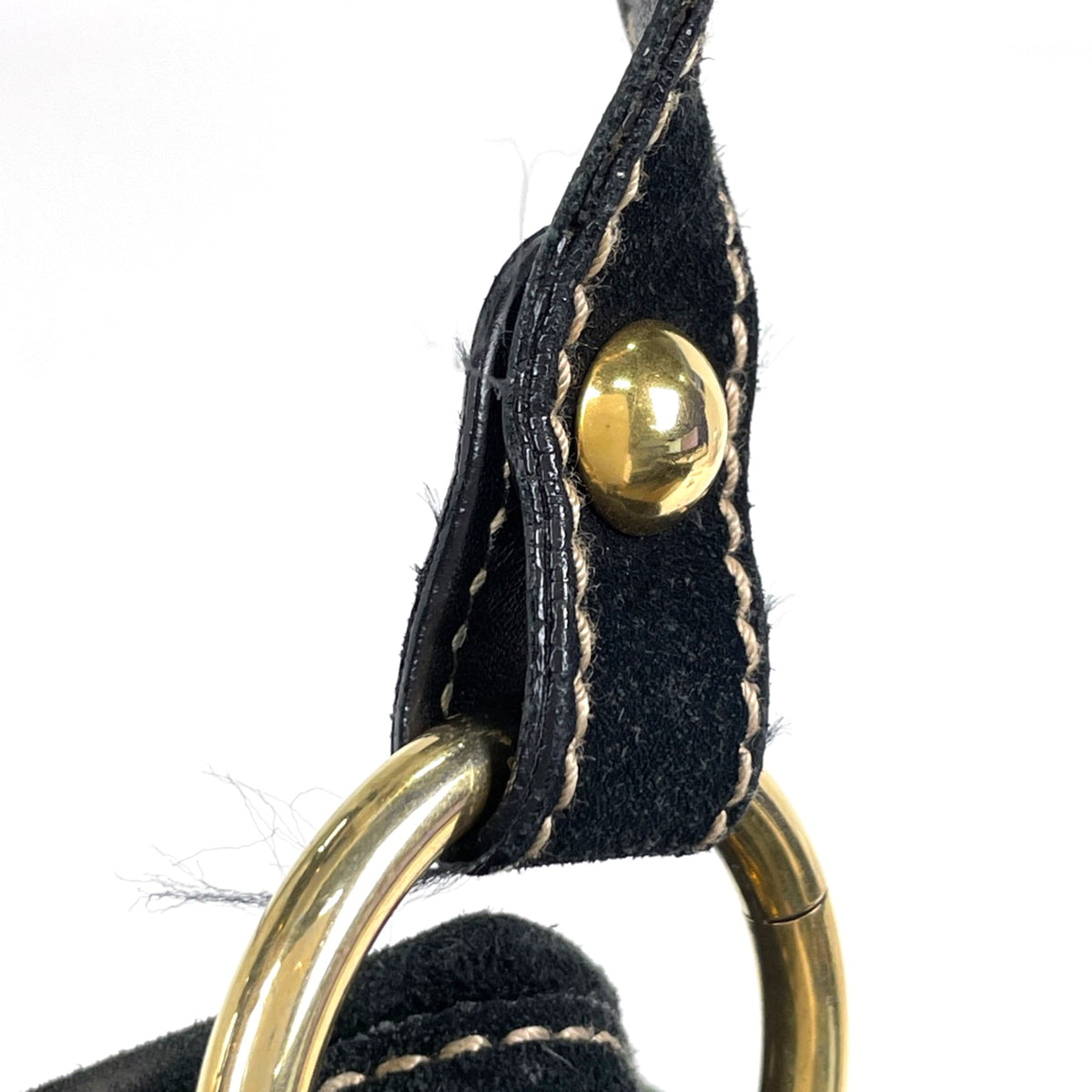 Gucci Black Suede Tote Bag (Pre-Owned)
