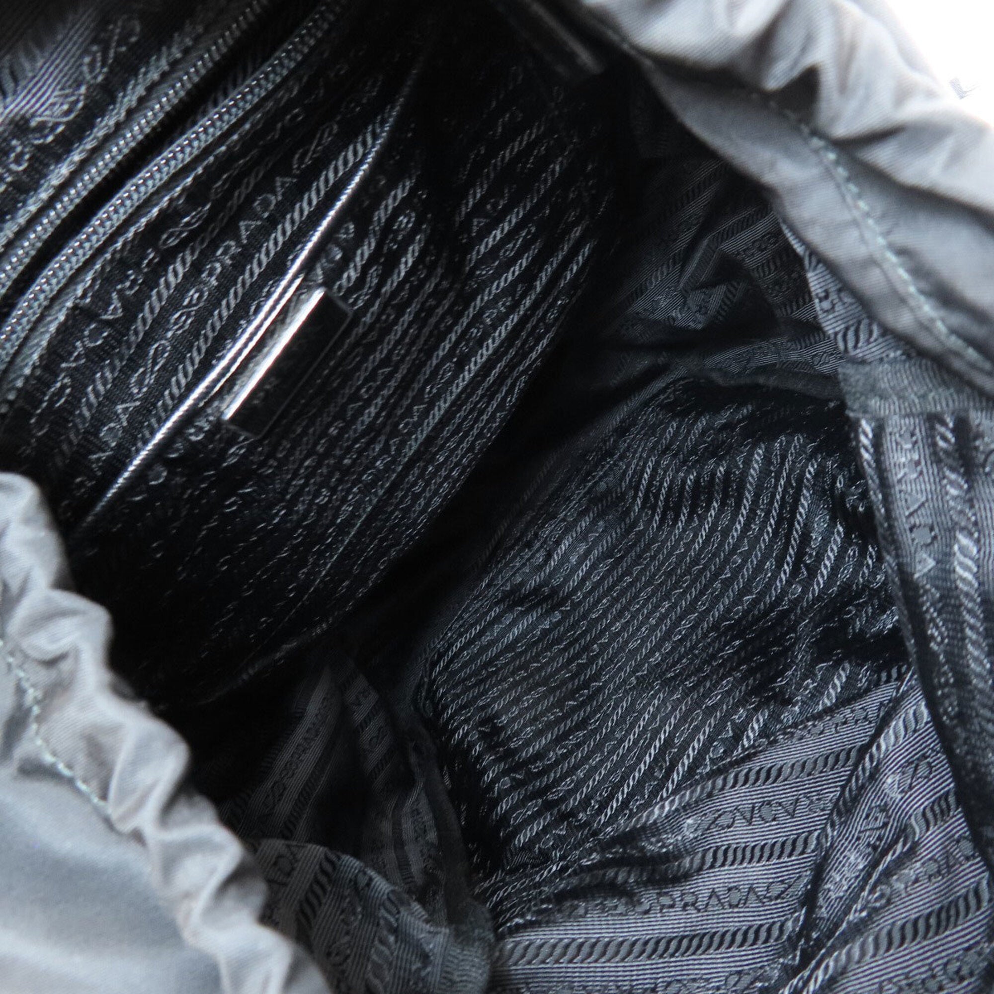 Prada Black Nylon Backpack (Pre-Owned)