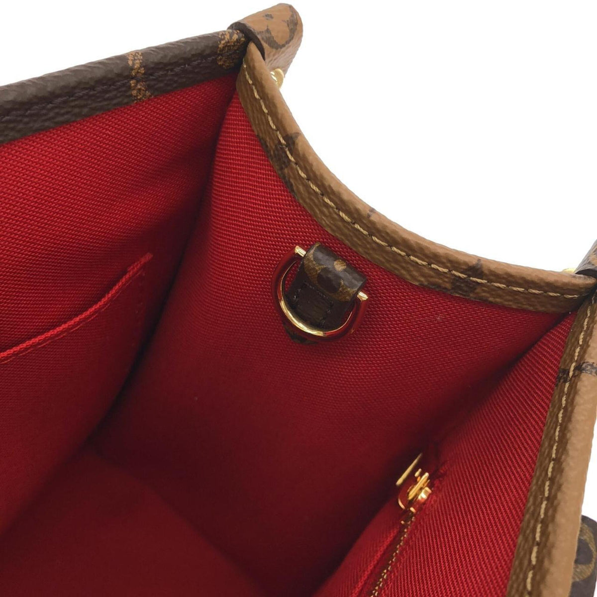 Louis Vuitton Marron Coated Canvas Handbag (Pre-Owned)