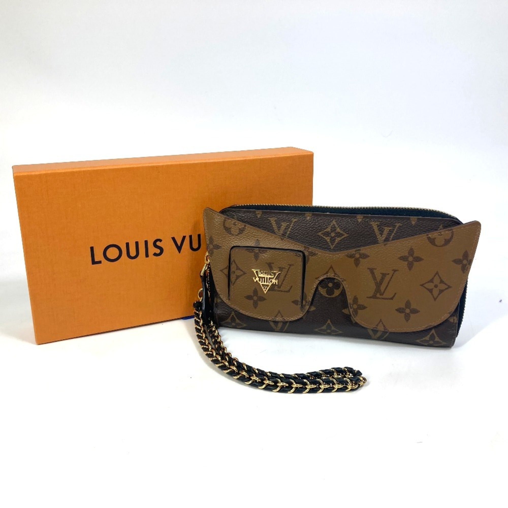 Louis Vuitton Monogram Brown Monogram Monogram Reverse Monogram Monogram Reverse Long Wallet (Bi-Fold) (Pre-Owned)