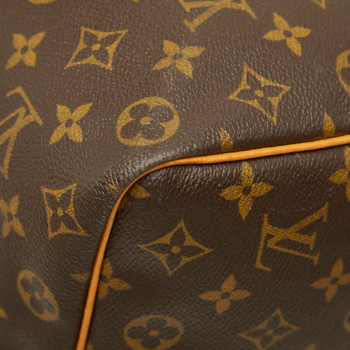 Louis Vuitton Monogram Brown Pvc Leather Boston Bag Shoulder Bag (Pre-Owned)