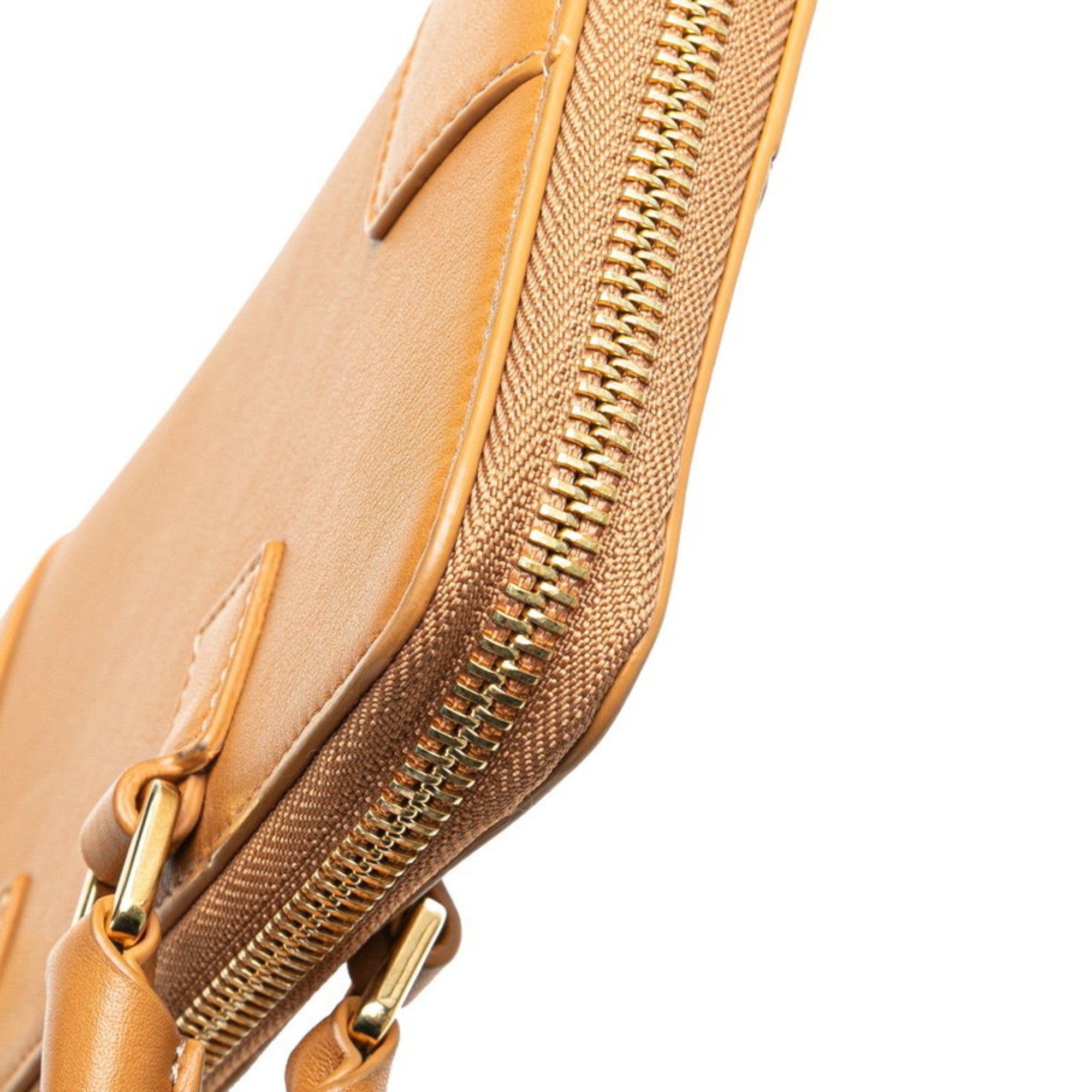 Loewe Brown Leather Handbag Shoulder Bag (Pre-Owned)
