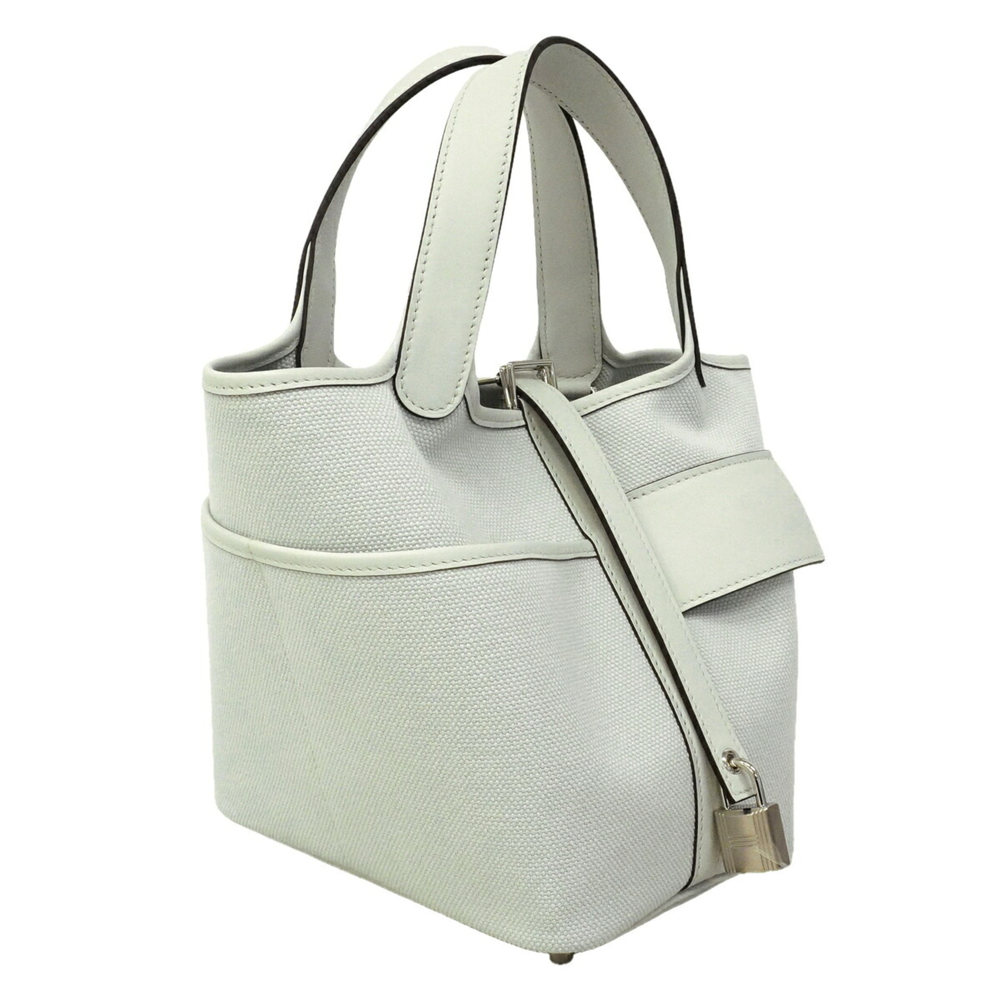 Hermes Gray Swift Leather Handbag (Pre-Owned)