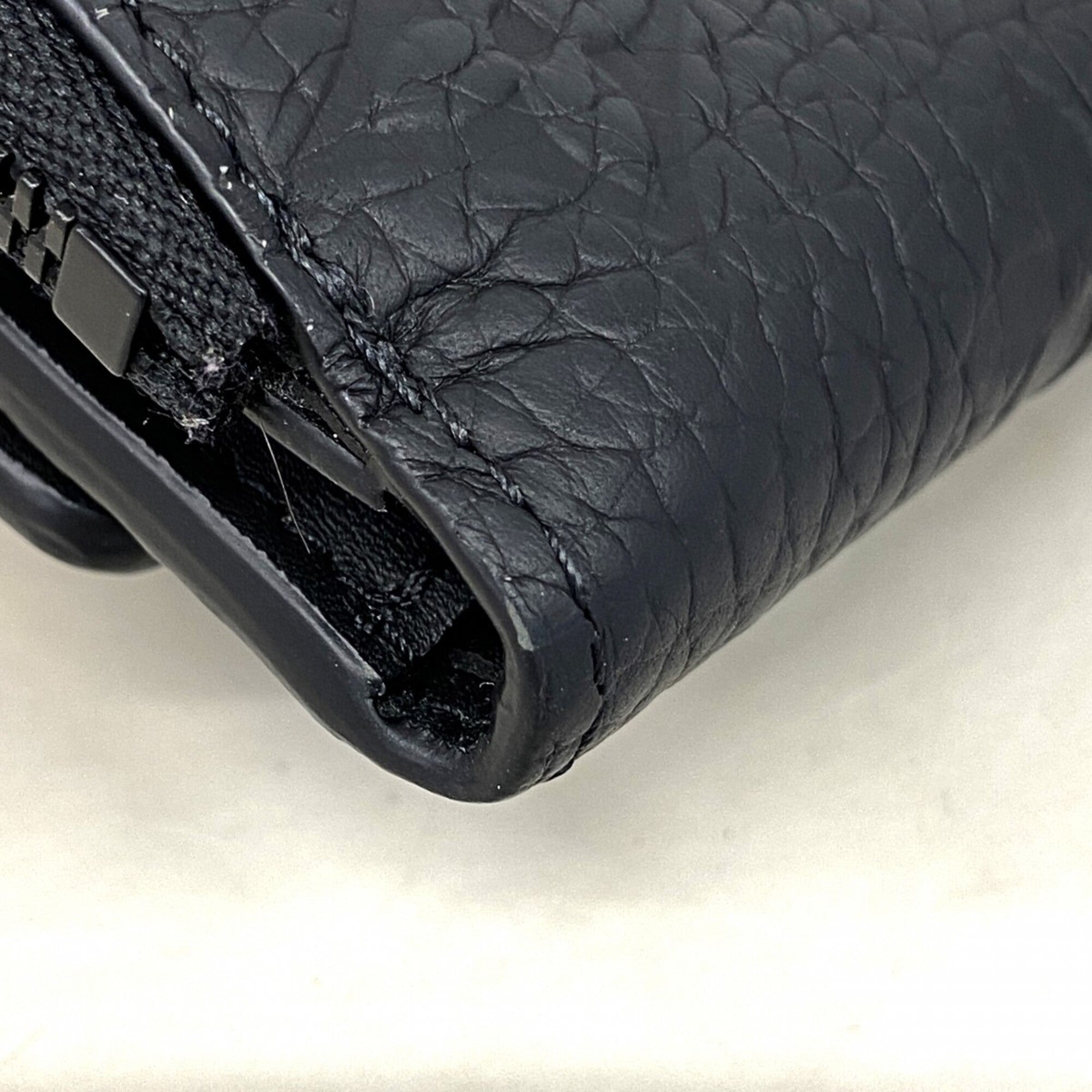 Louis Vuitton Noir Wallet (Tri-Fold) (Pre-Owned)