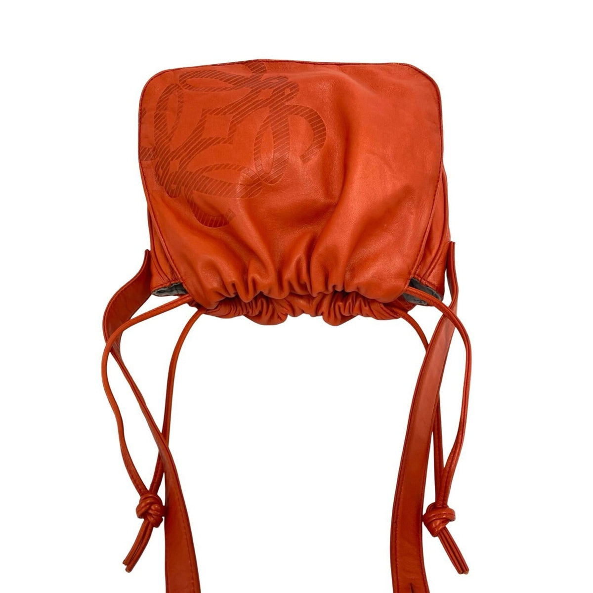 Loewe Orange Leather Crossbody Bag Shoulder Bag (Pre-Owned)