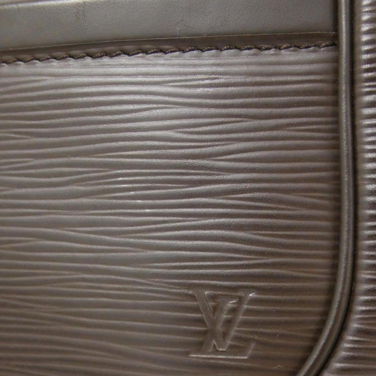 Louis Vuitton Mocha Leather Shoulder Bag (Pre-Owned)