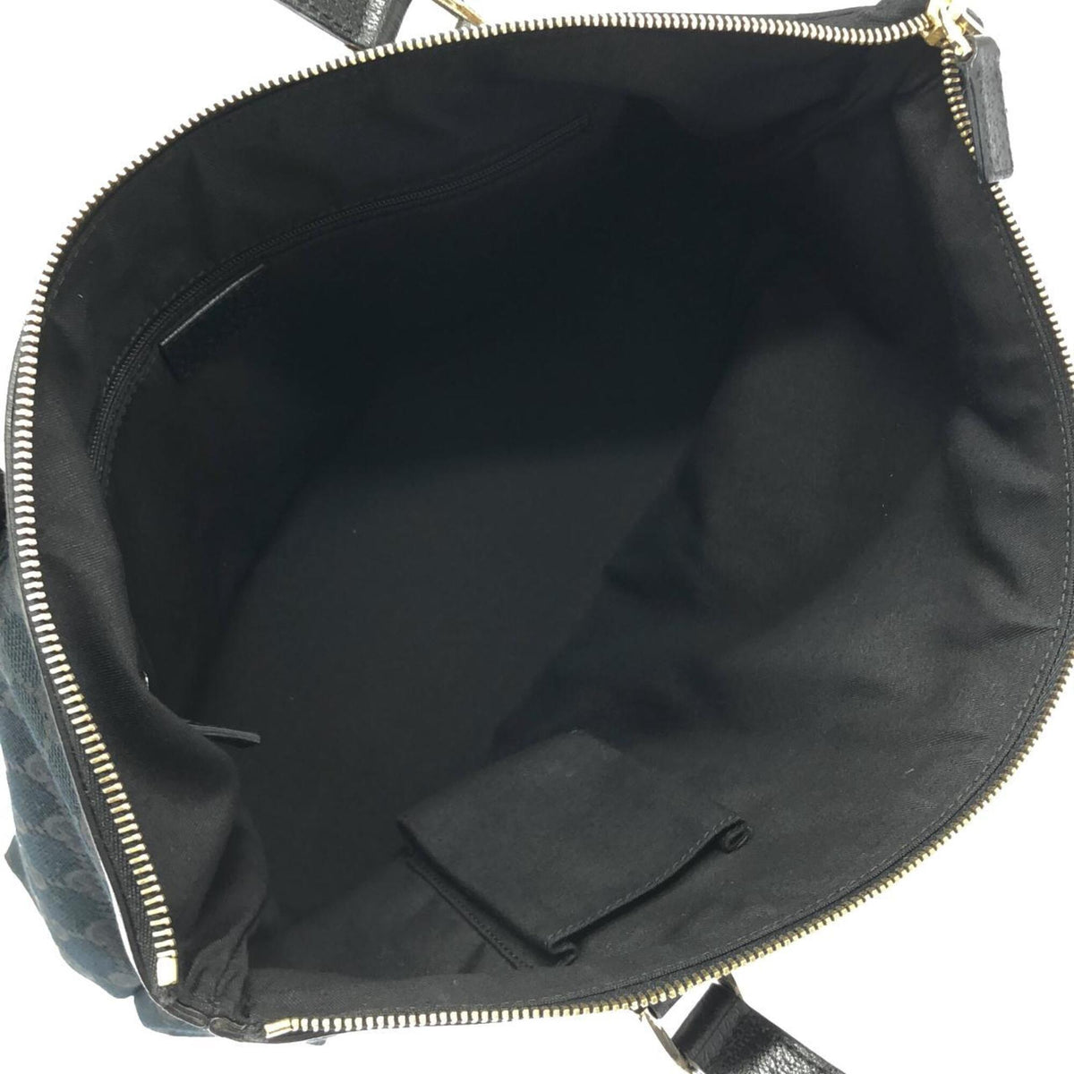 Gucci Black Gg Canvas Handbag (Pre-Owned)