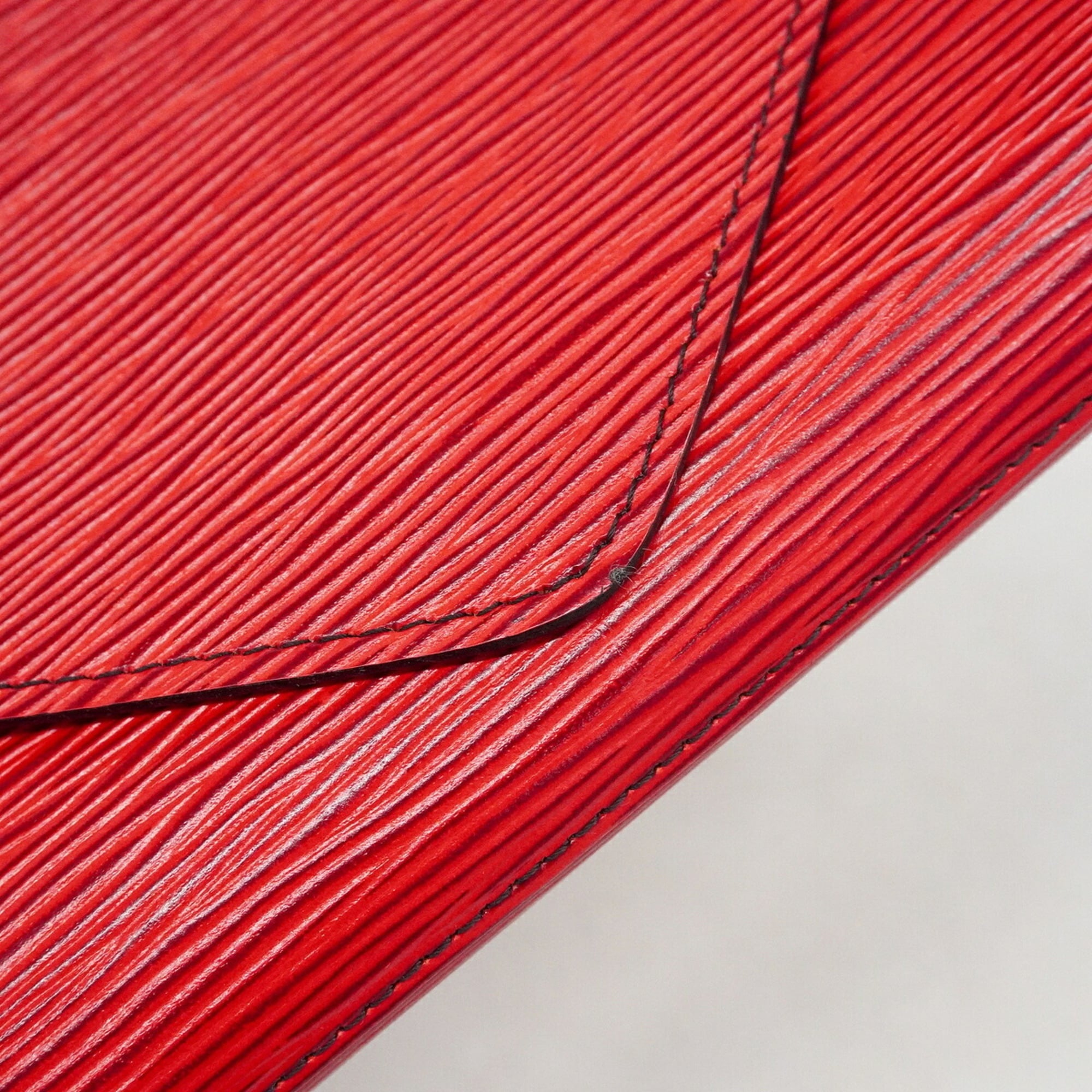 Louis Vuitton Castilian Red Clutch Bag (Pre-Owned)