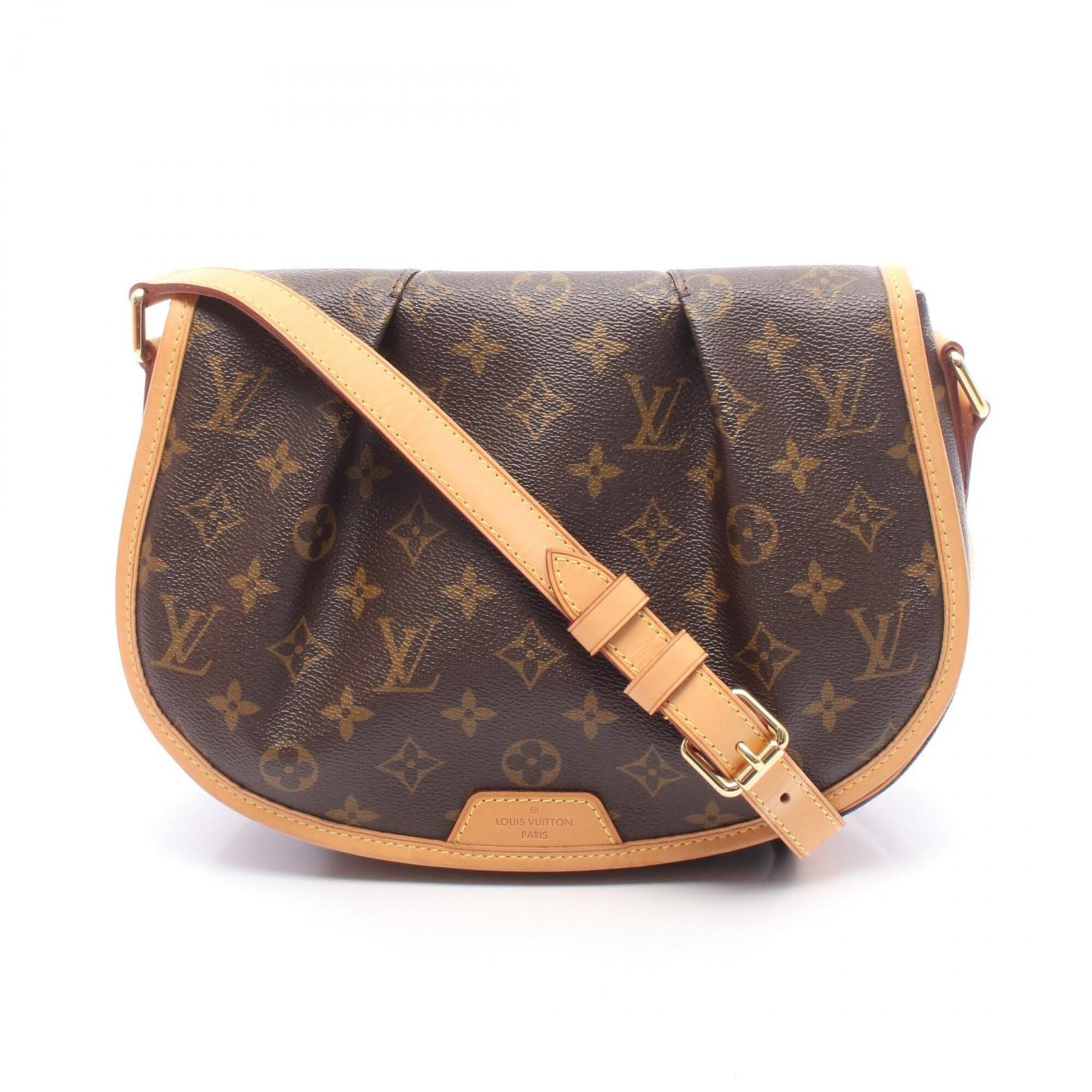 Louis Vuitton Brown Monogram Monogram Leather Shoulder Bag (Pre-Owned)