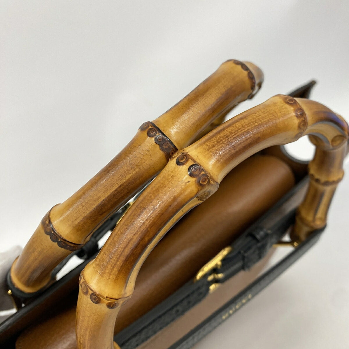 Gucci Brown Leather Tote Bag (Pre-Owned)