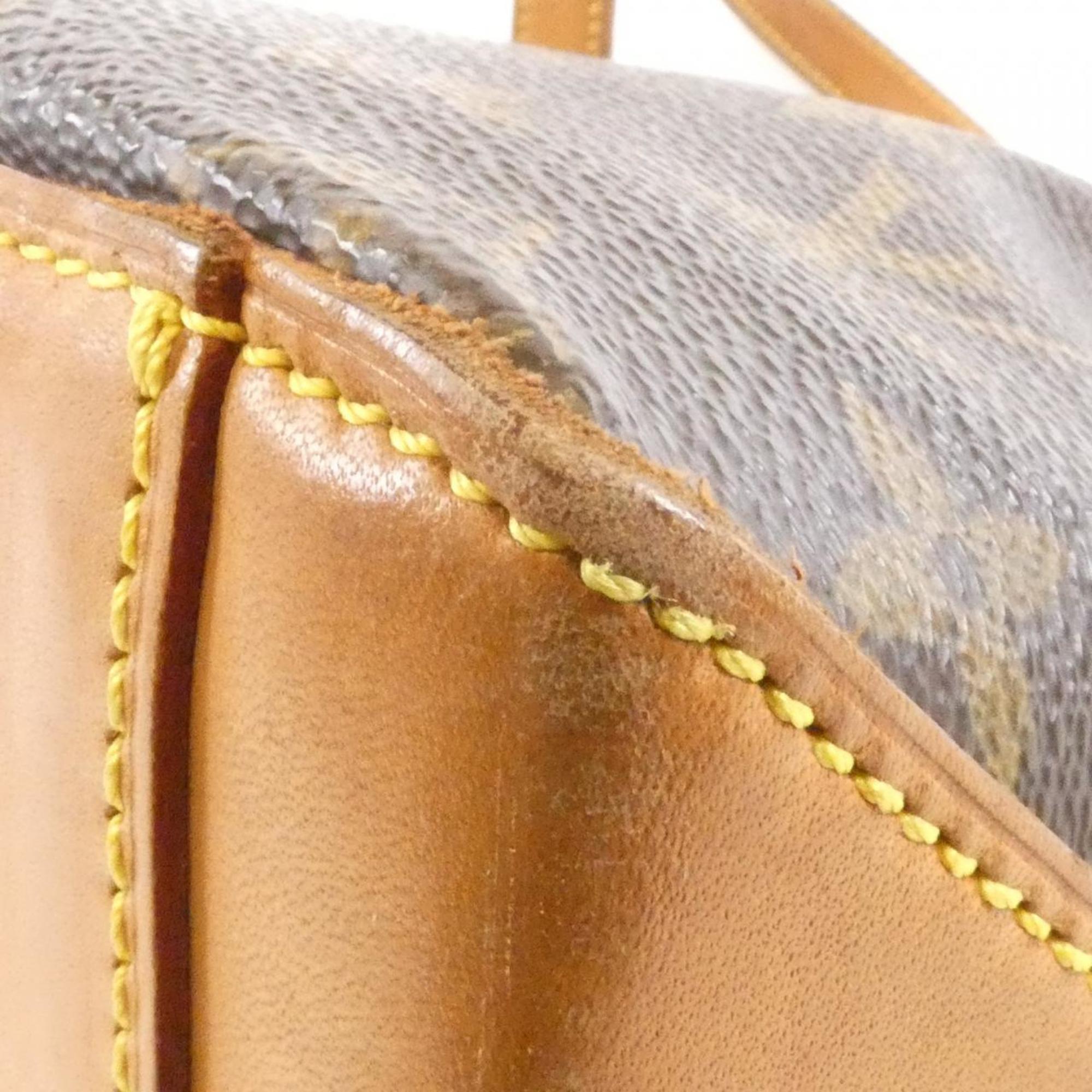 Louis Vuitton Brown Coated Canvas Handbag (Pre-Owned)