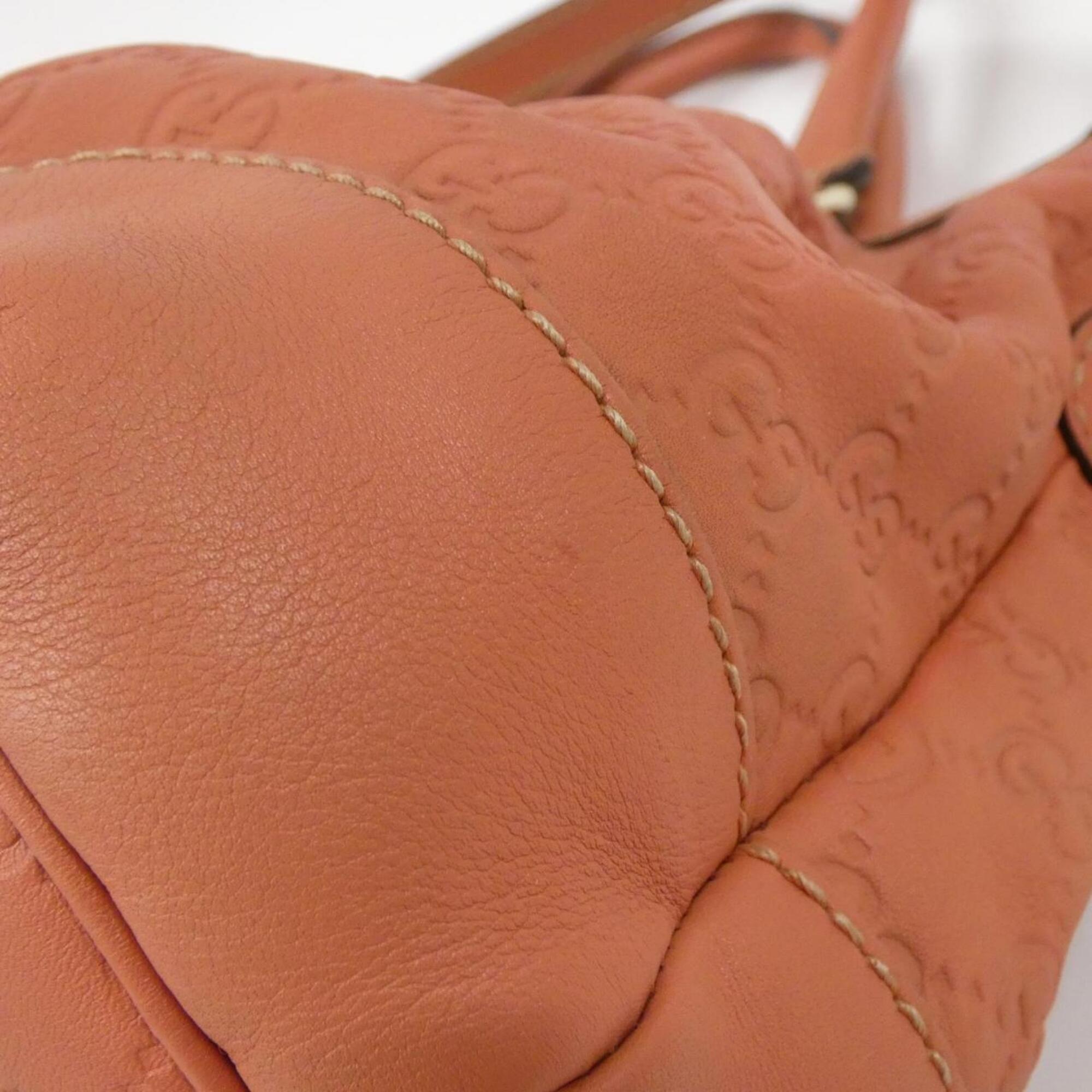 Gucci Pink Leather Handbag (Pre-Owned)