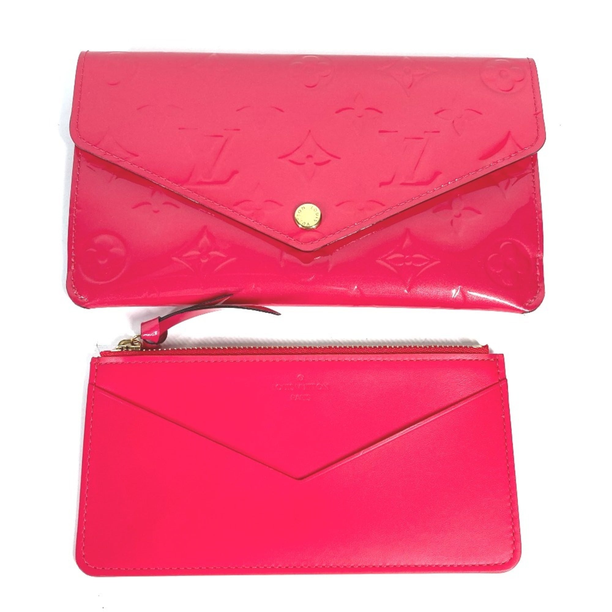 Louis Vuitton Monogram Vernis Hot Pink Monogram Vernis Coin Purse/Coin Case (Pre-Owned)