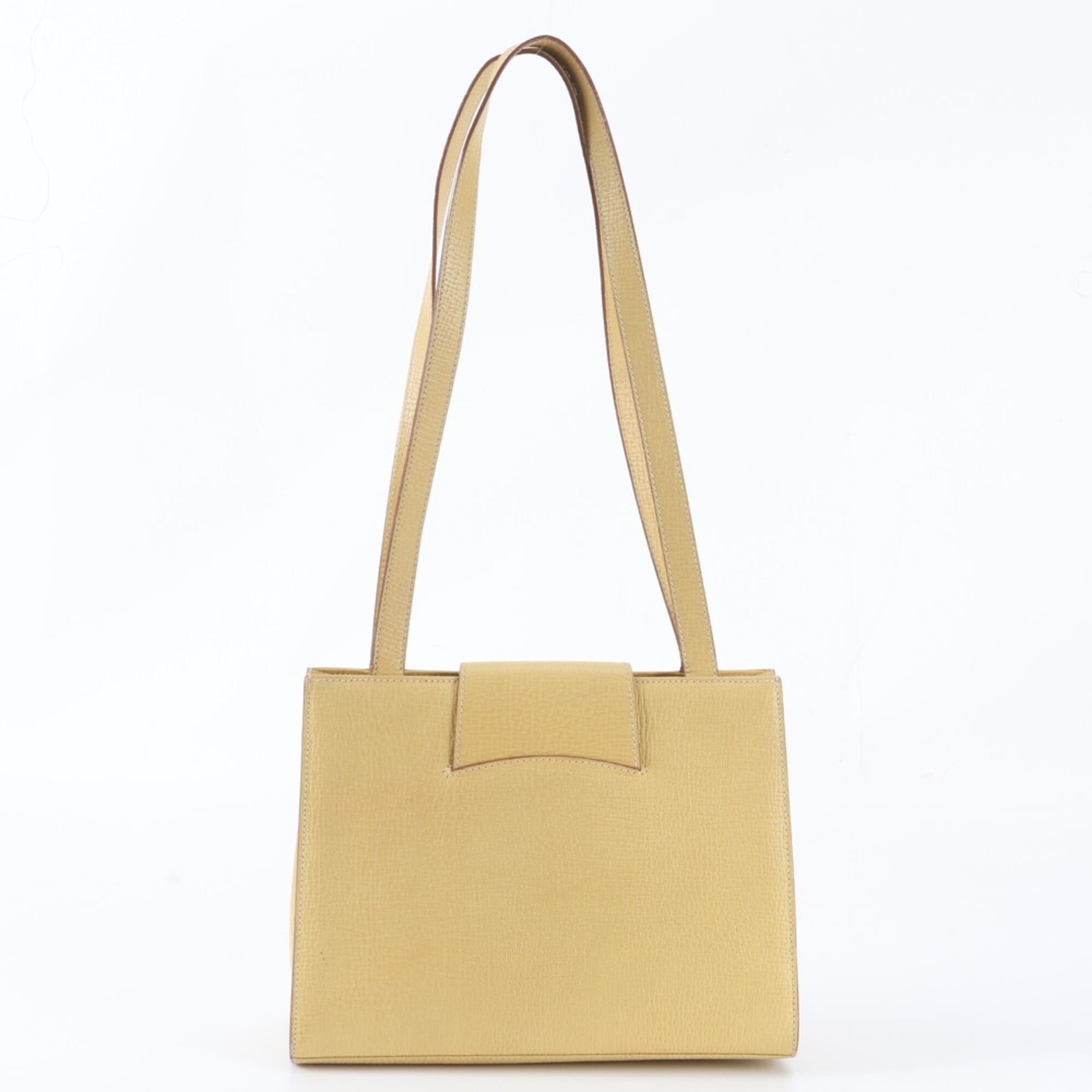 Loewe Yellow Leather Handbag Shoulder Bag Tote Bag (Pre-Owned)
