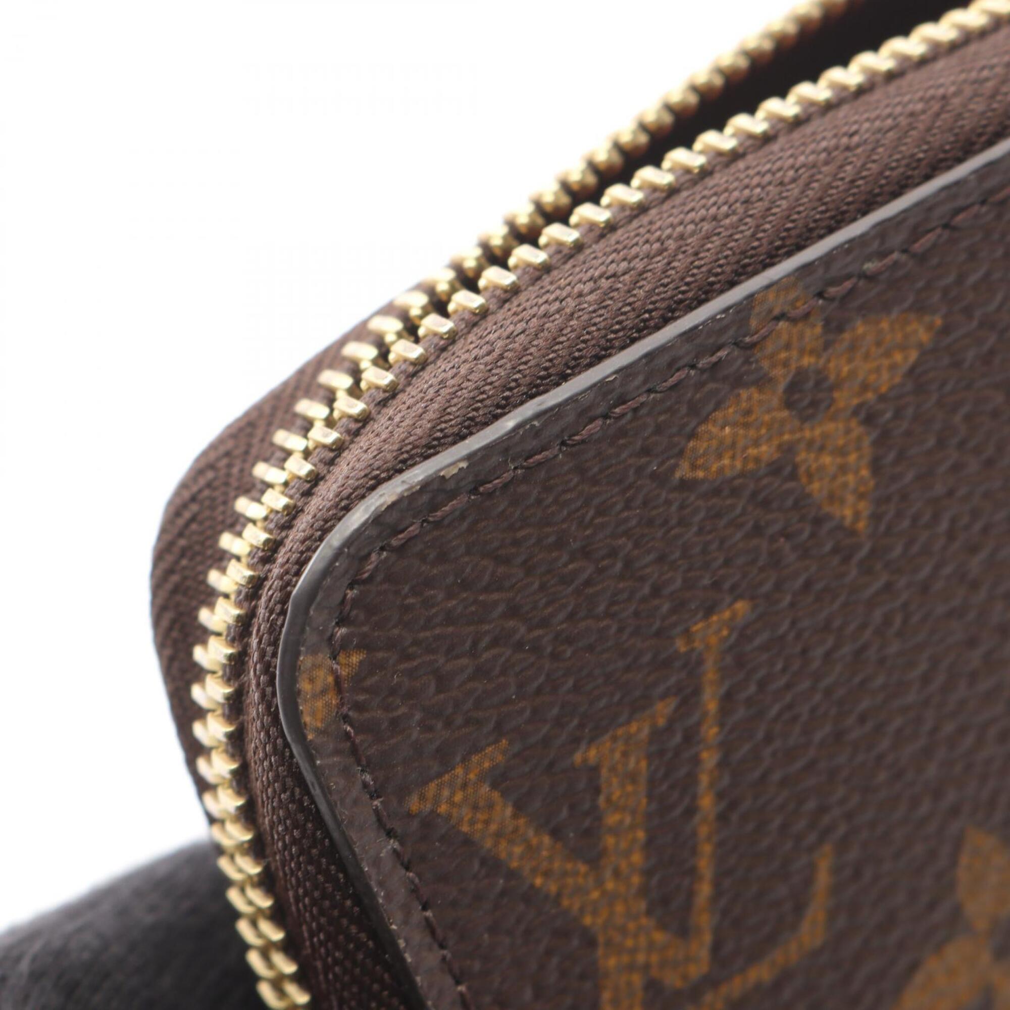 Louis Vuitton Brown Pink Monogram Long Wallet (Bi-Fold) (Pre-Owned)