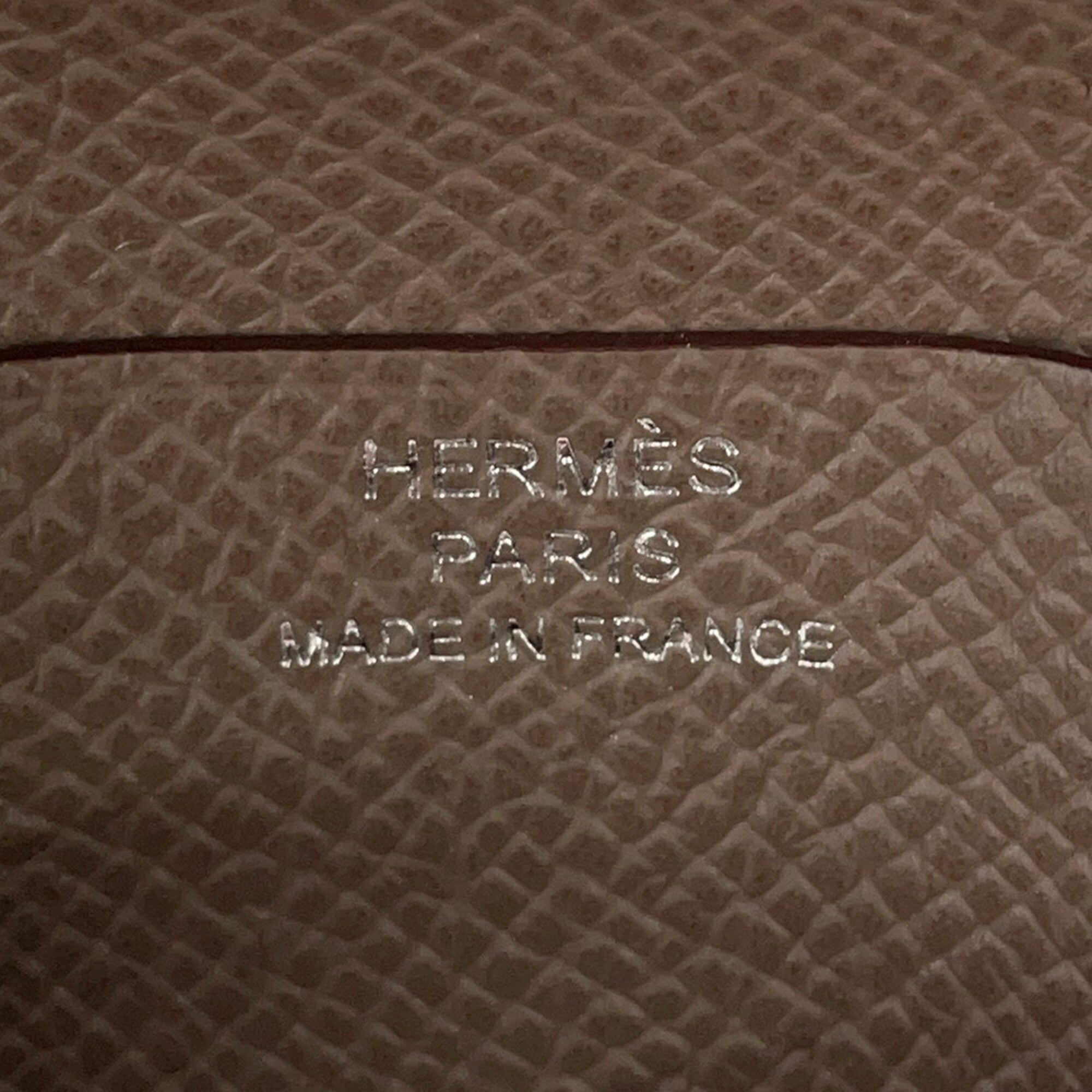 Hermes Etoupe Gray Epsom Leather Wallet (Bi-Fold) (Pre-Owned)