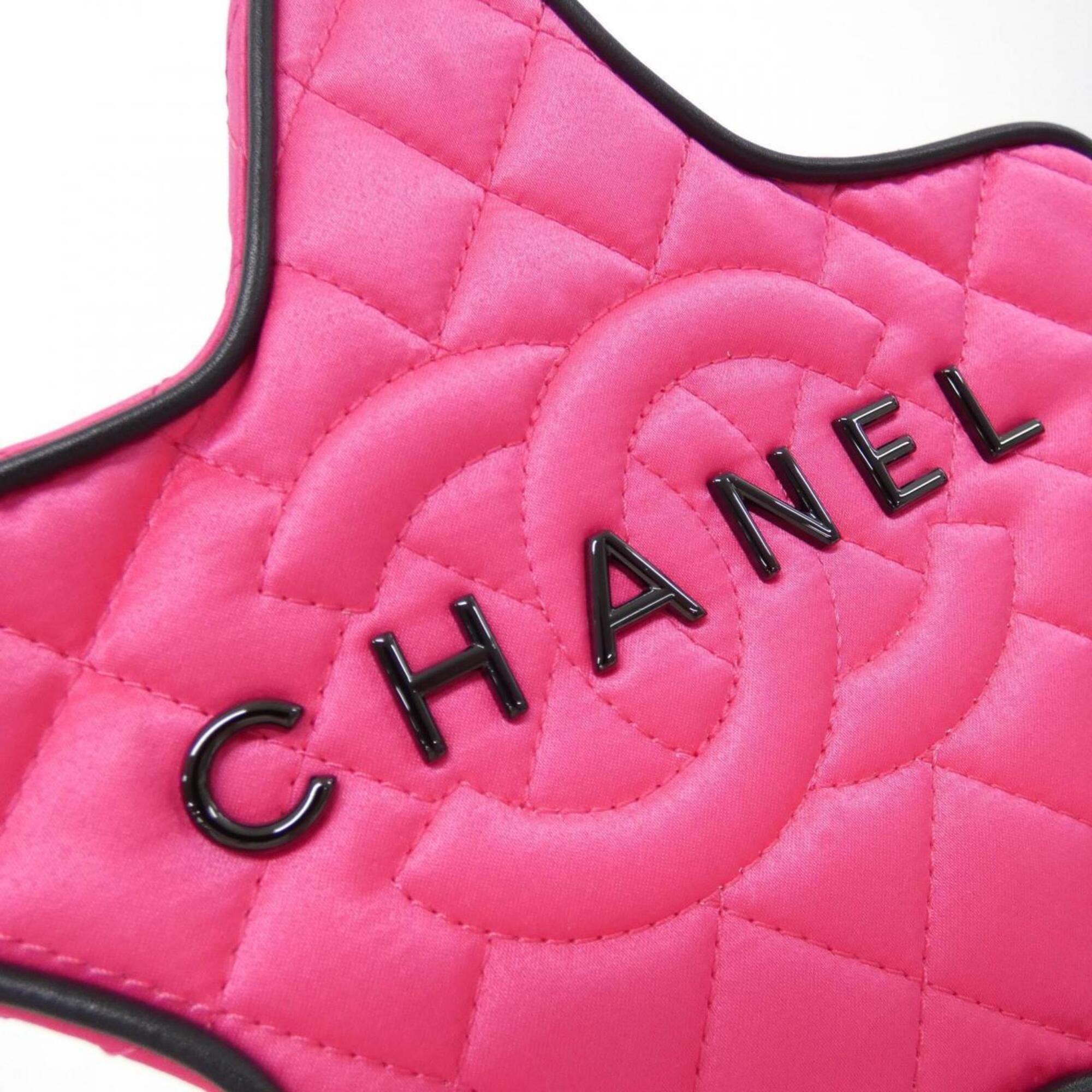 Chanel Black Satin Shoulder Bag (Pre-Owned)