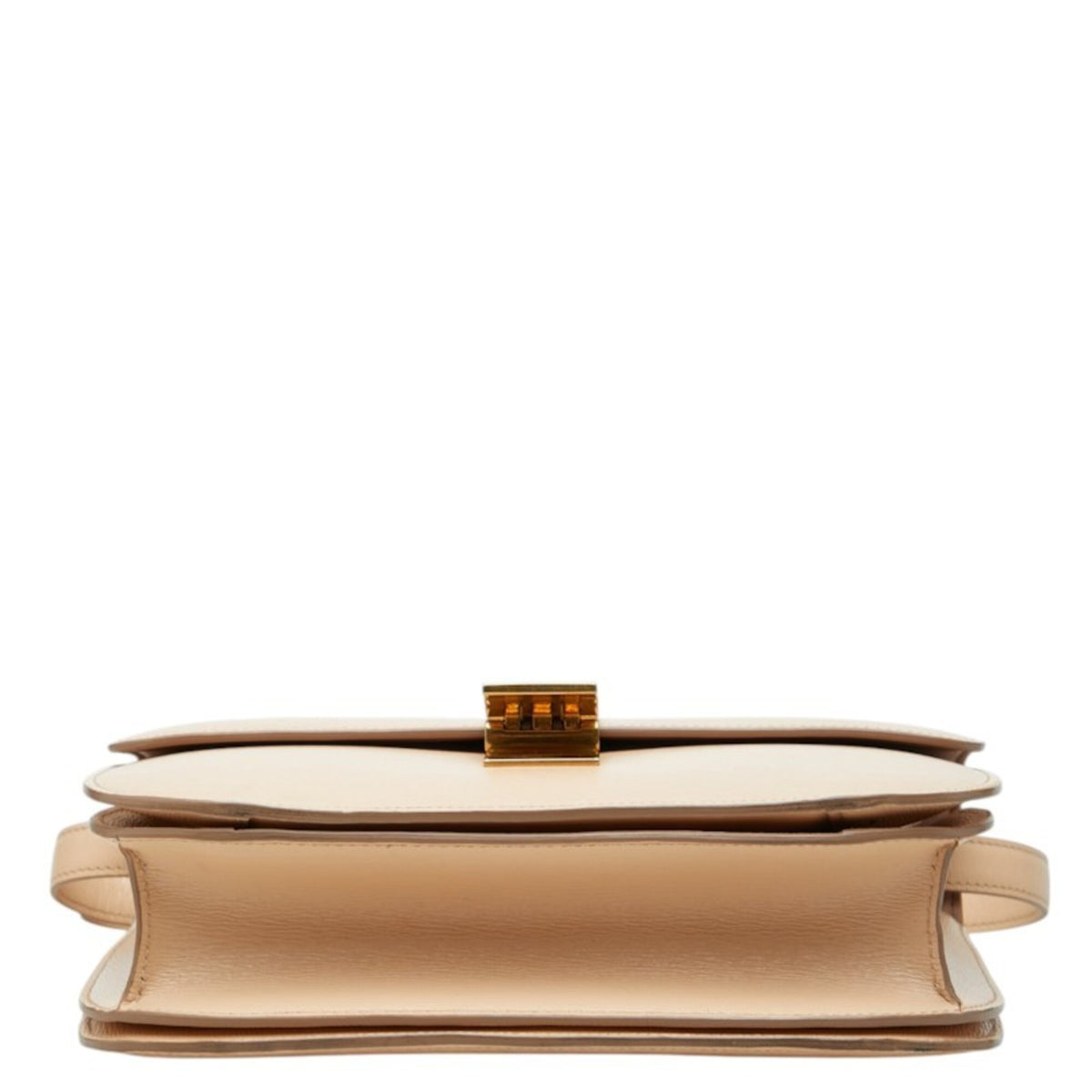 Celine Beige Leather Shoulder Bag (Pre-Owned)