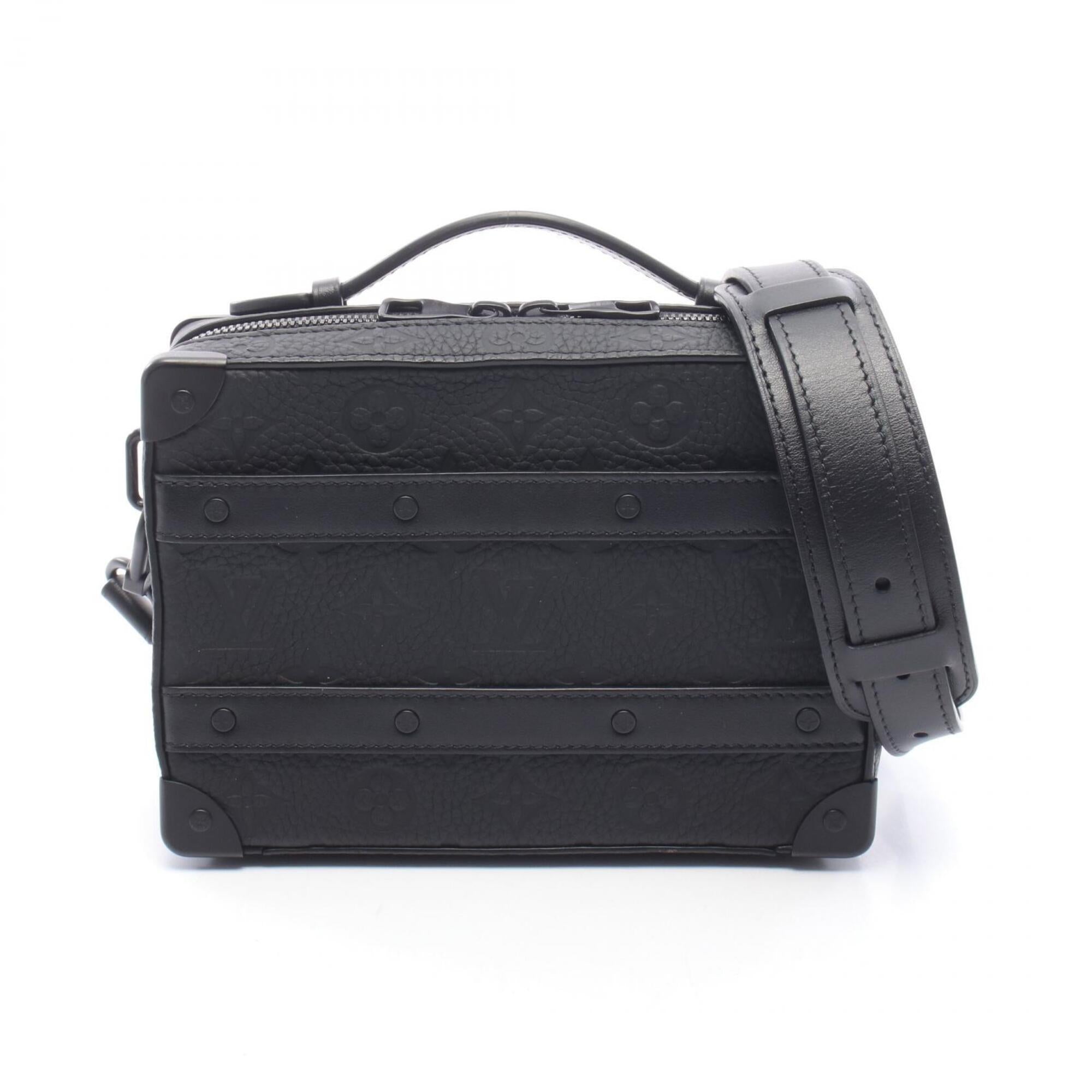 Louis Vuitton Black Noir Monogram Leather Handbag Shoulder Bag (Pre-Owned)
