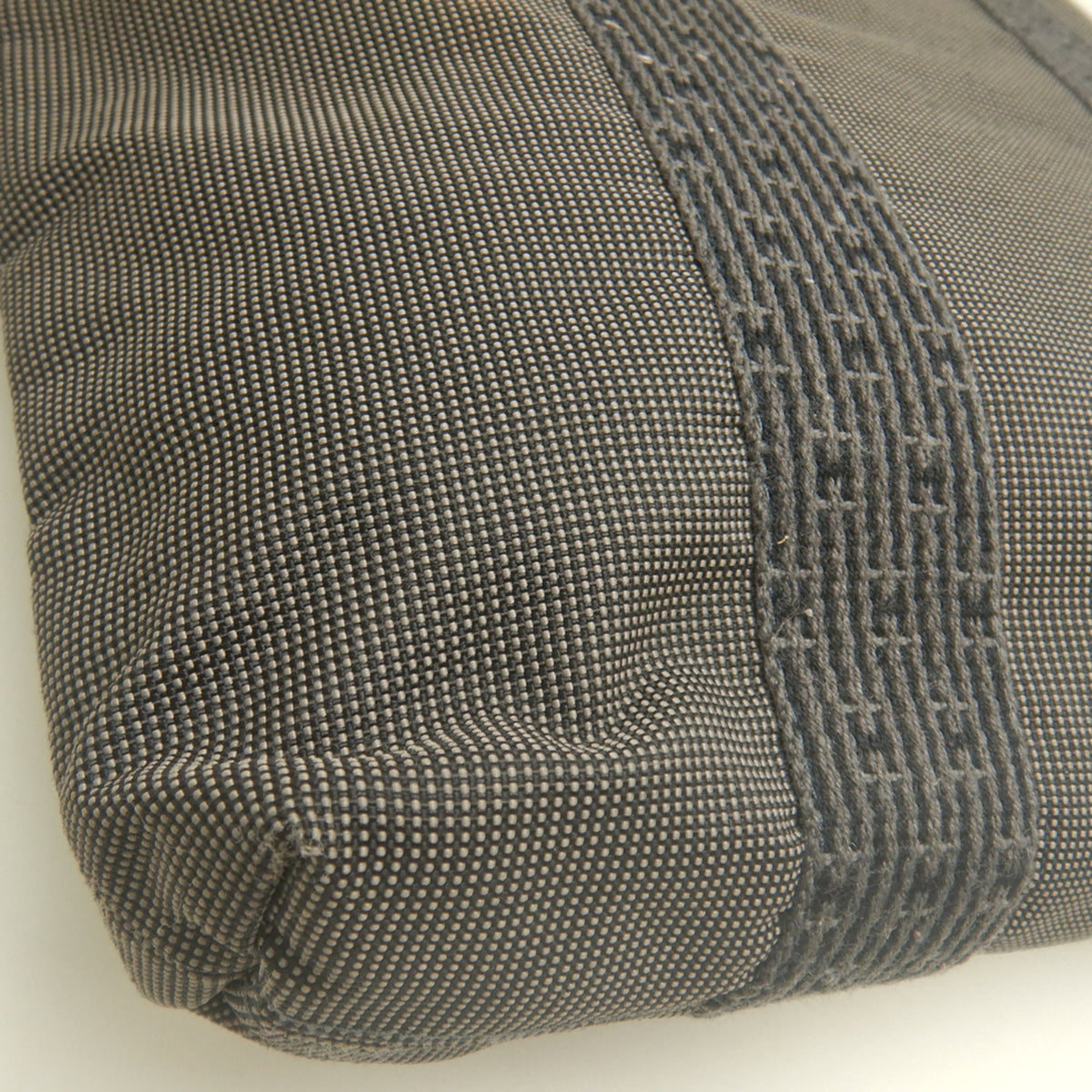 Hermes Gray Nylon Tote Bag (Pre-Owned)