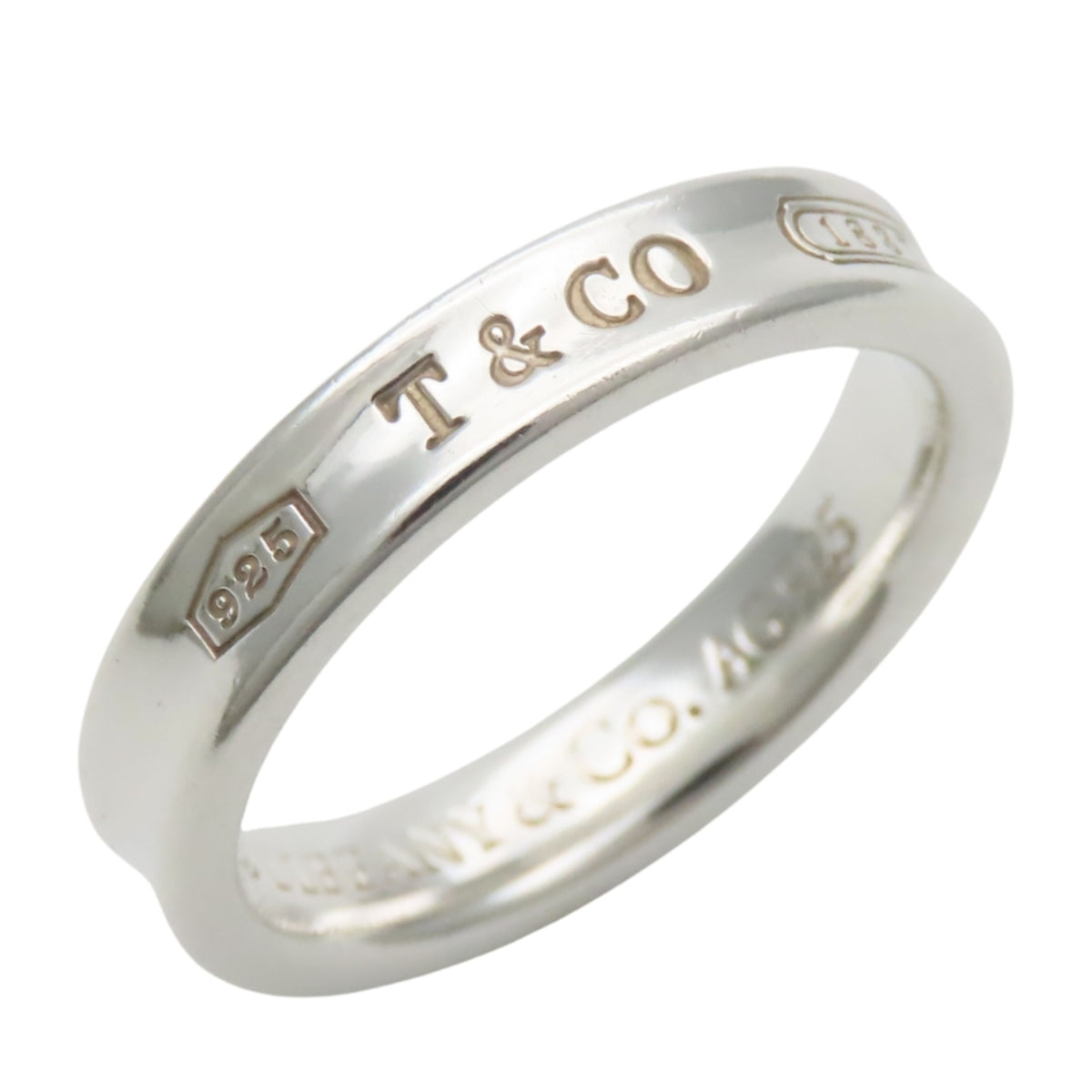 Tiffany Silver Silver 925 Band Ring (Pre-Owned)