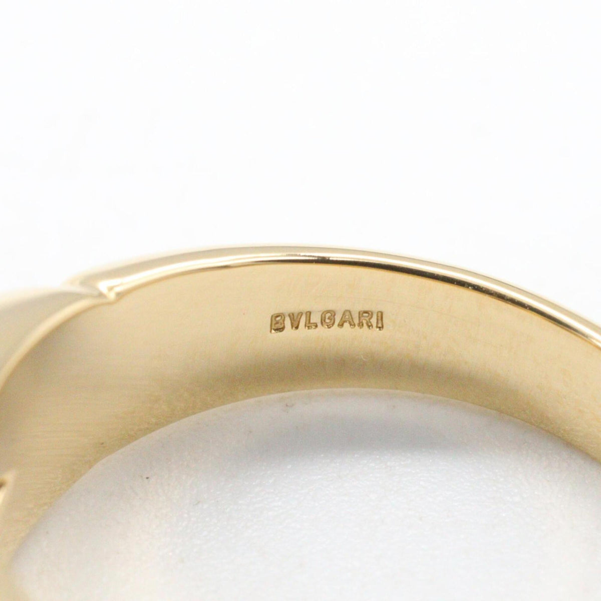 Bvlgari Gold Silver Yellow Gold (18K) White Gold (18K) Band Ring (Pre-Owned)