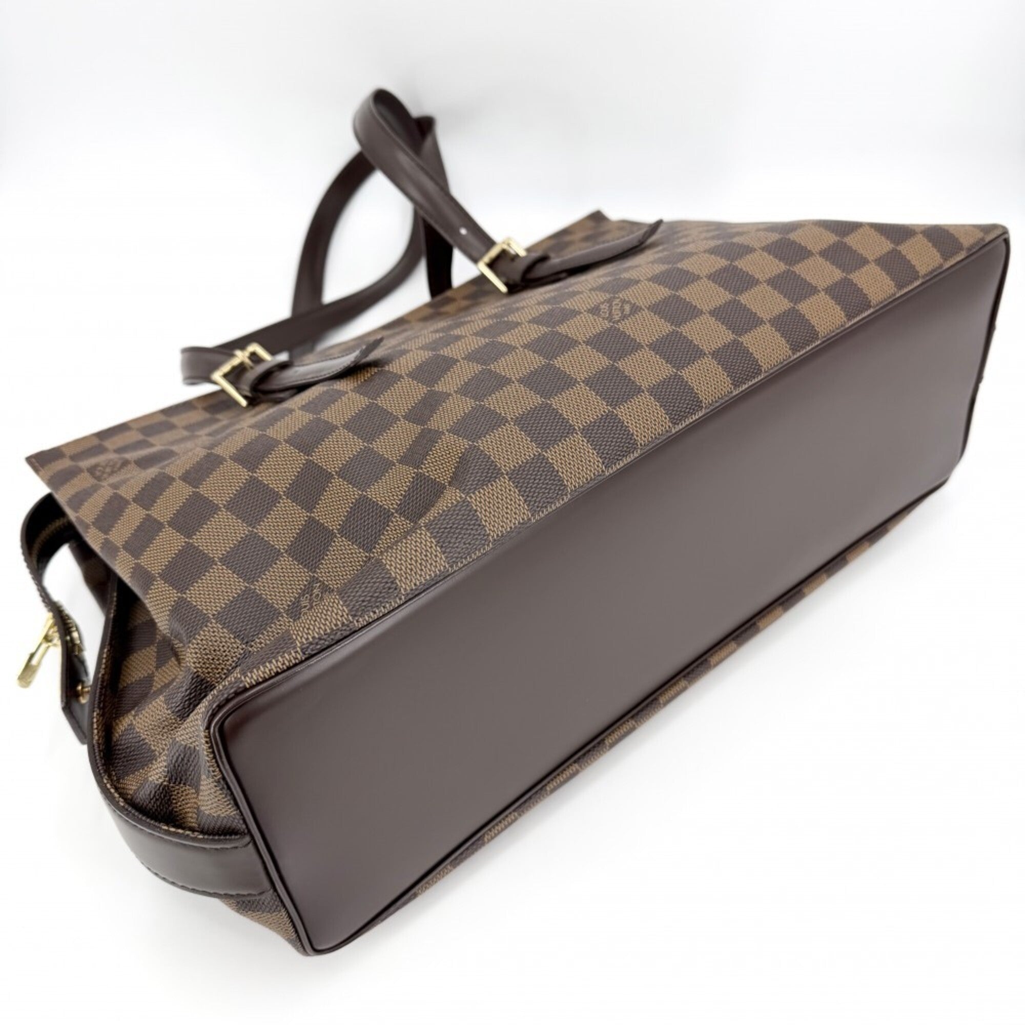 Louis Vuitton Brown Damier Canvas Handbag Tote Bag (Pre-Owned)