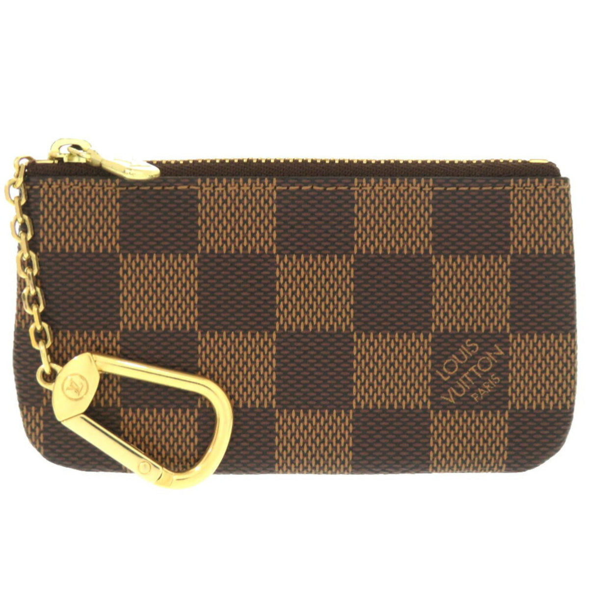 Louis Vuitton Damier Brown Damier Canvas Coin Purse/Coin Case (Pre-Owned)
