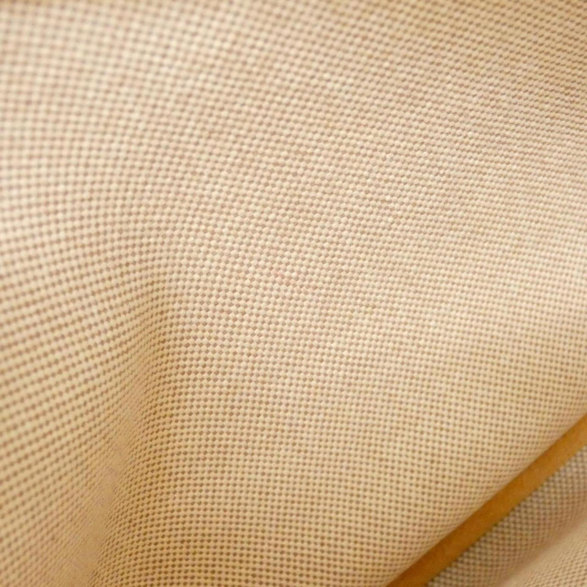 Hermes Beige Ecru Gold Toile H Taurillon Clemence Leather Shoulder Bag (Pre-Owned)