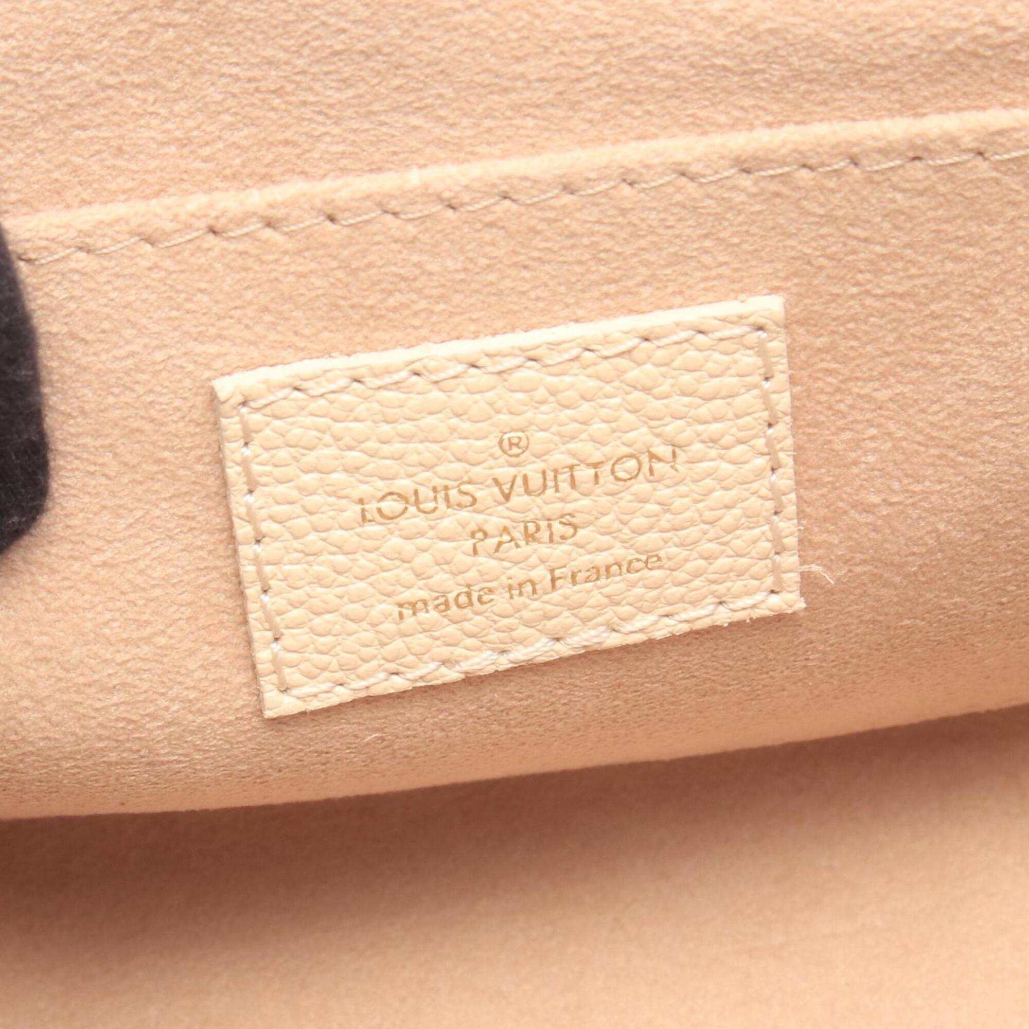 Louis Vuitton Beige Pink Leather Handbag (Pre-Owned)