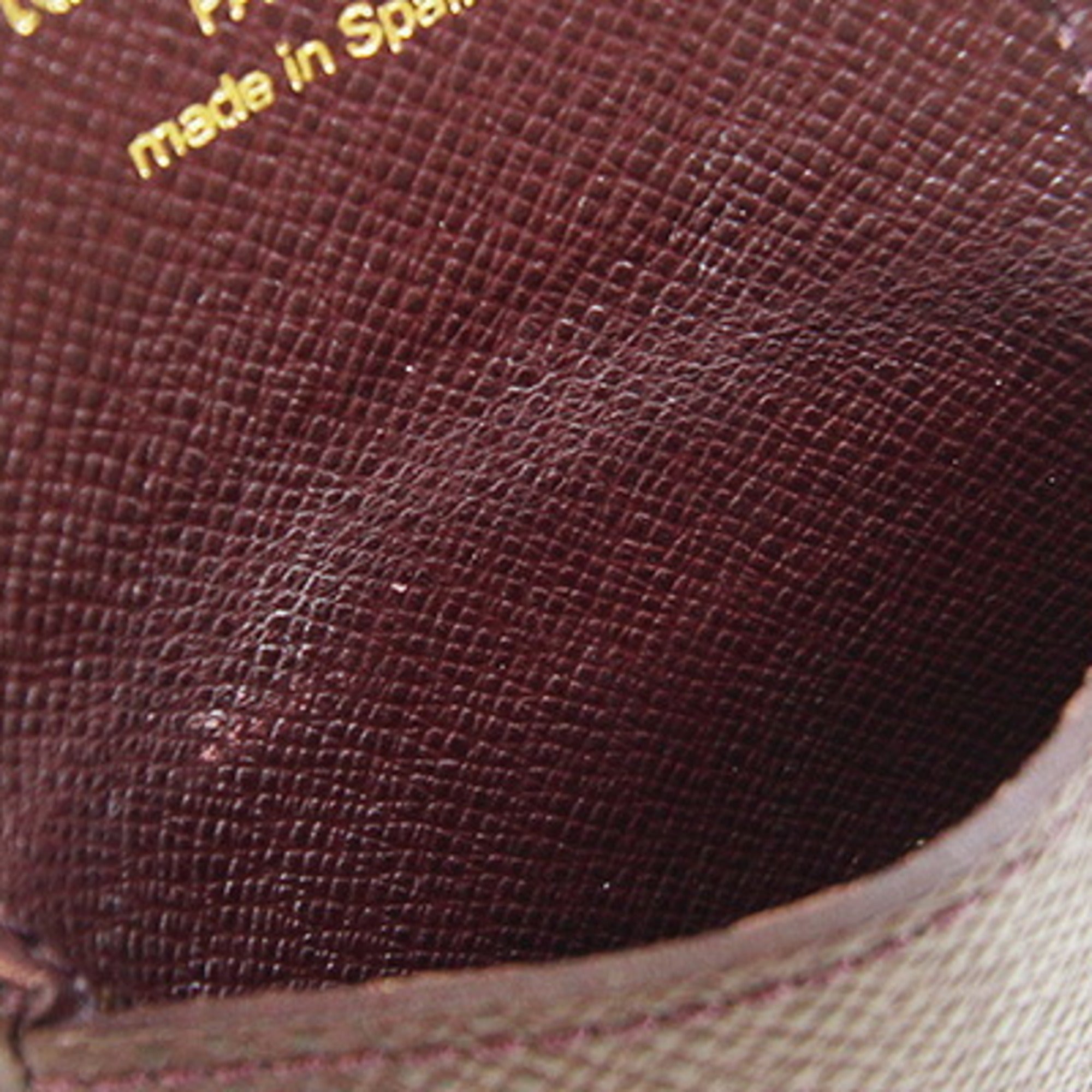 Louis Vuitton Taiga Acajou Taiga Leather Coin Purse/Coin Case (Pre-Owned)