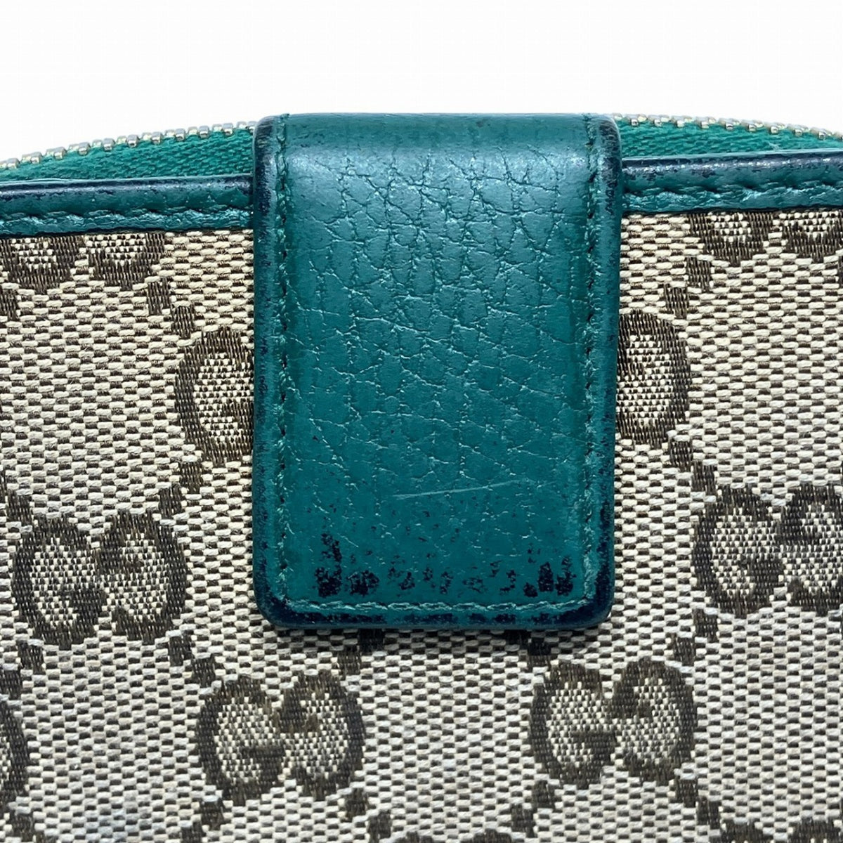 Gucci Gg Canvas Leather Wallet (Bi-Fold) (Pre-Owned)